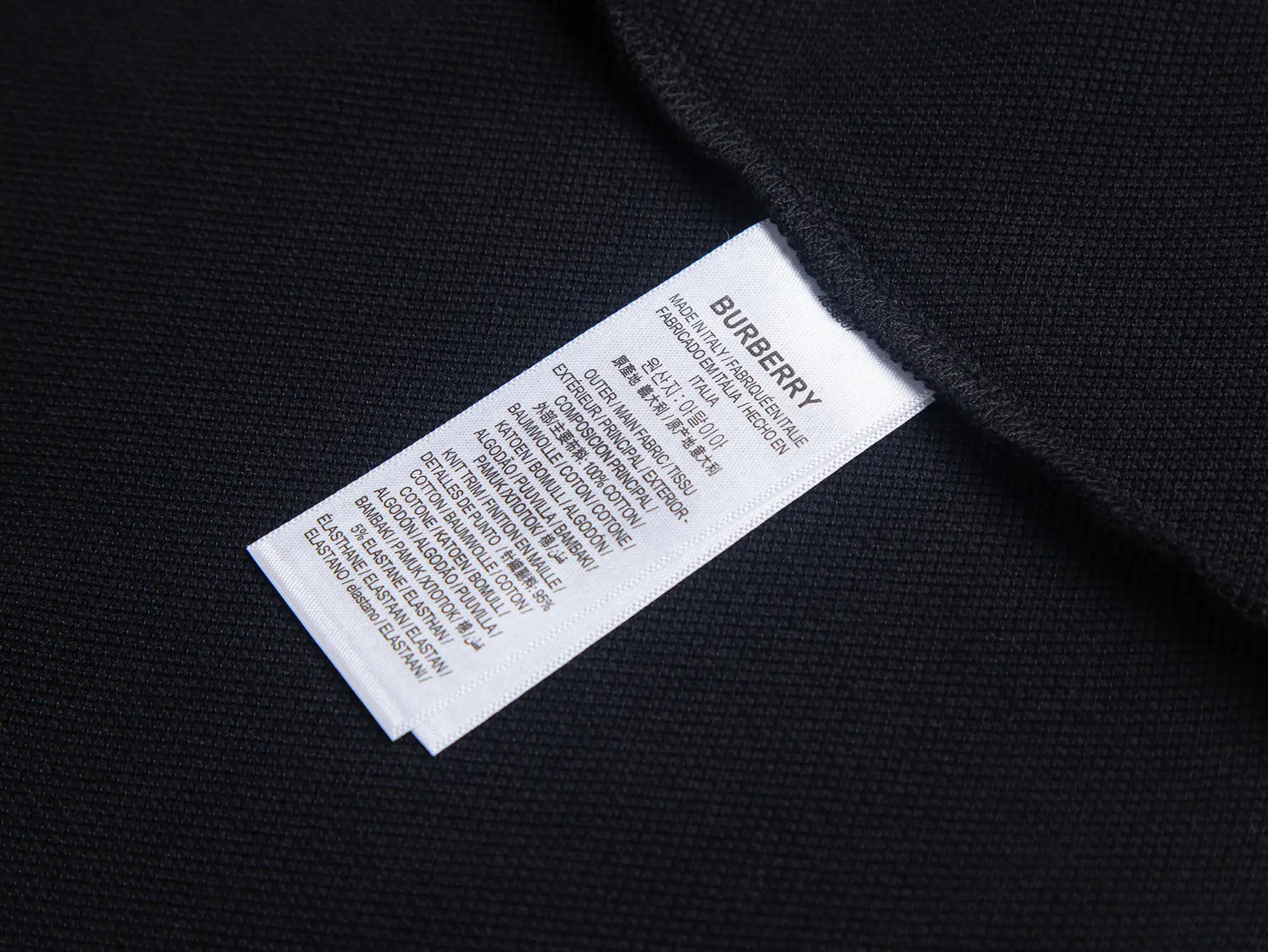 Check-Trim Cotton-Piqué Polo Shirt D12015817 — view 10