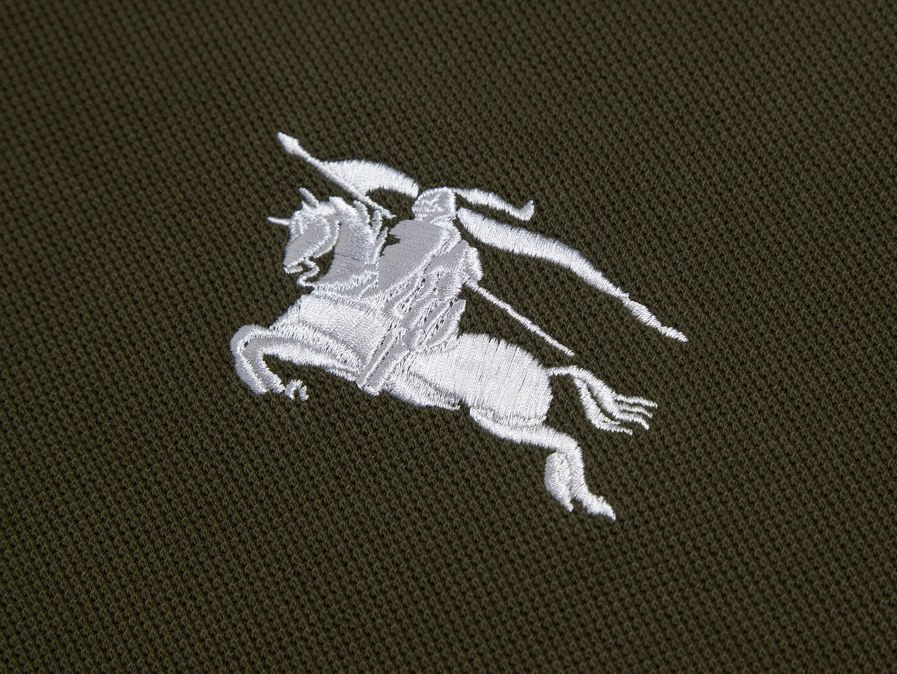 Embroidered Equestrian Knight Polo Shirt D12015823 — view 3