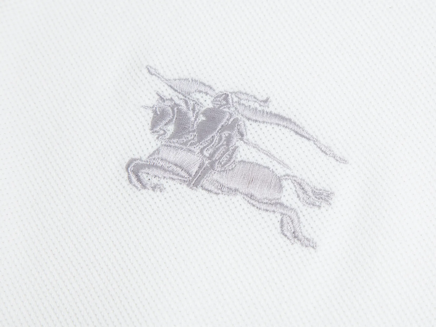 Embroidered Equestrian Knight Piqué Polo Shirt D12015822 — view 3