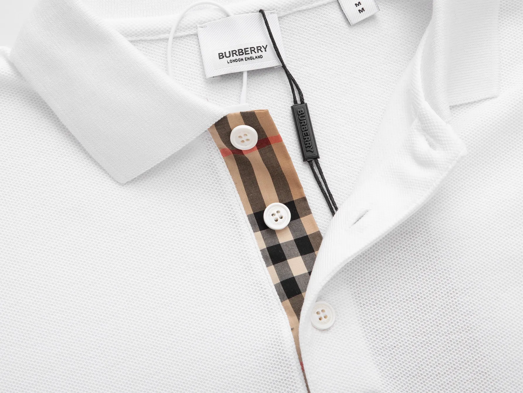 TB Monogram Embroidered Piqué Polo Shirt D12015936 — view 3