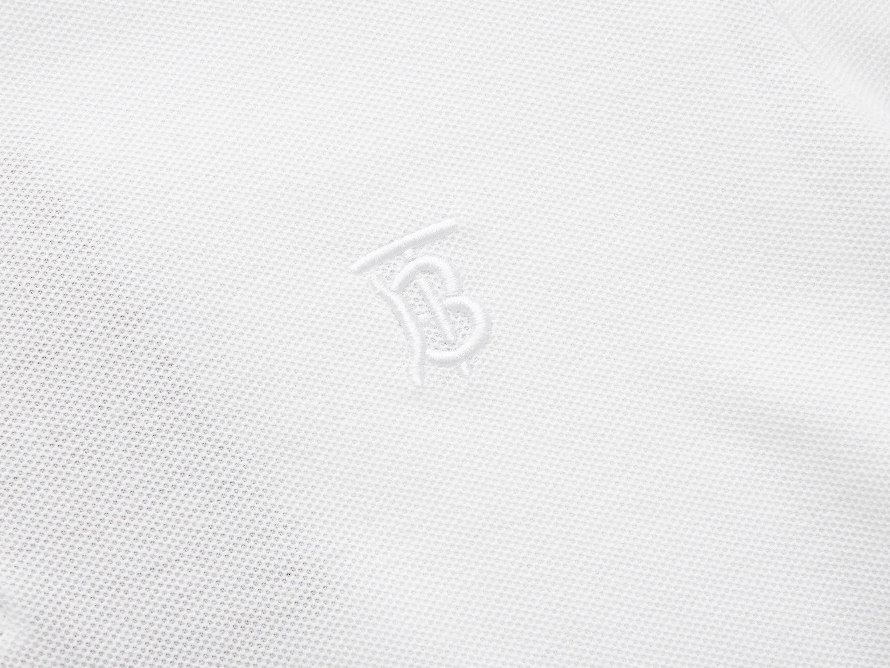 TB Monogram Embroidered Piqué Polo Shirt D12015936 — view 6