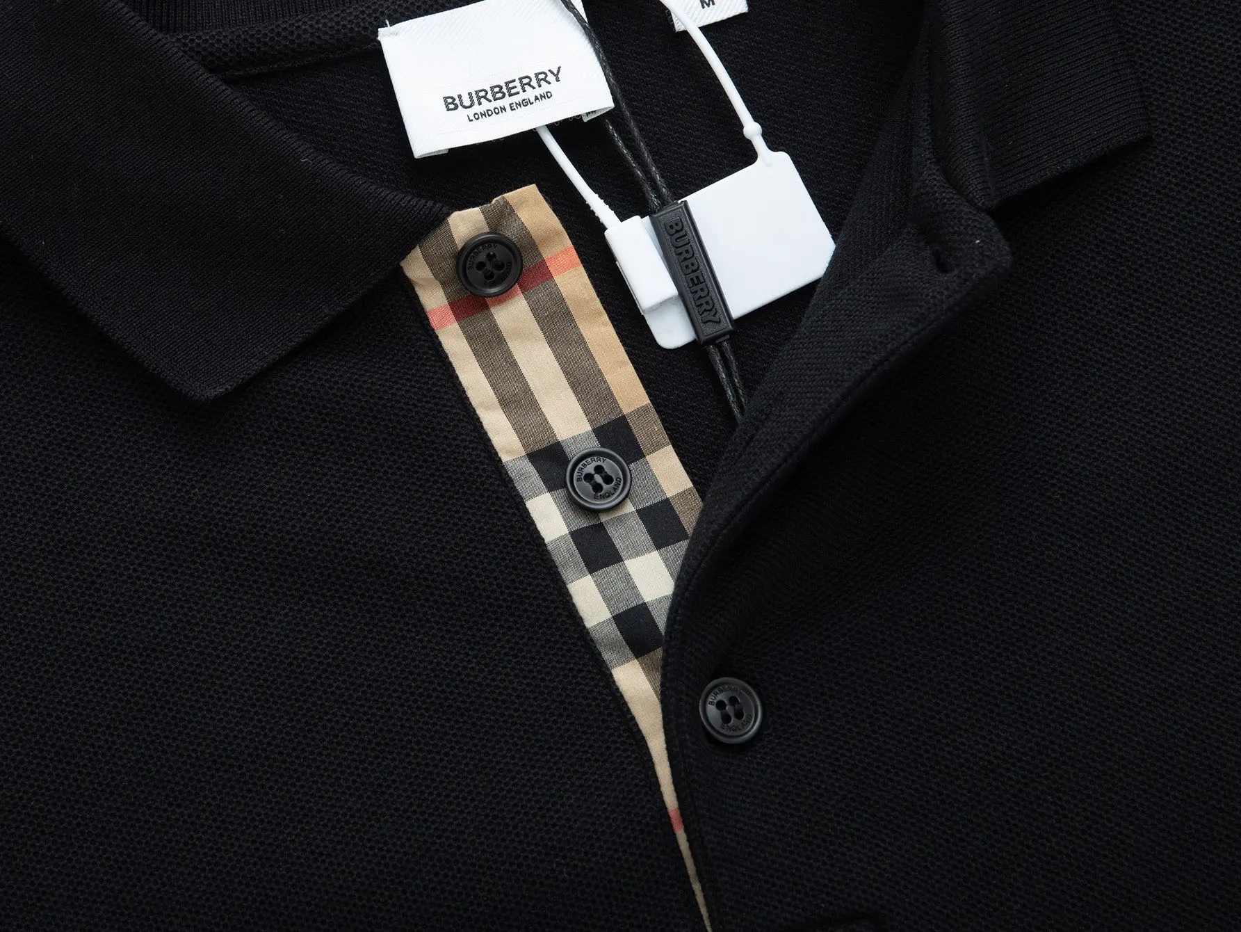 TB Monogram Embroidered Piqué Polo Shirt D12015934 — view 3