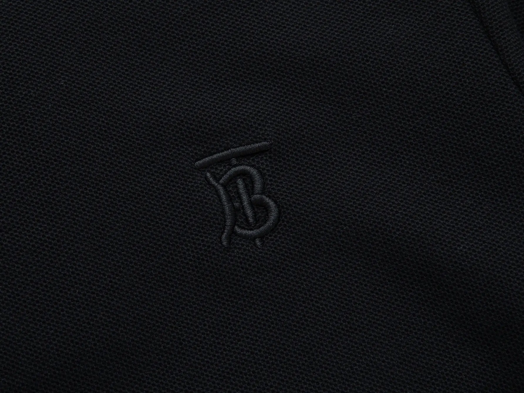 TB Monogram Embroidered Piqué Polo Shirt D12015934 — view 5