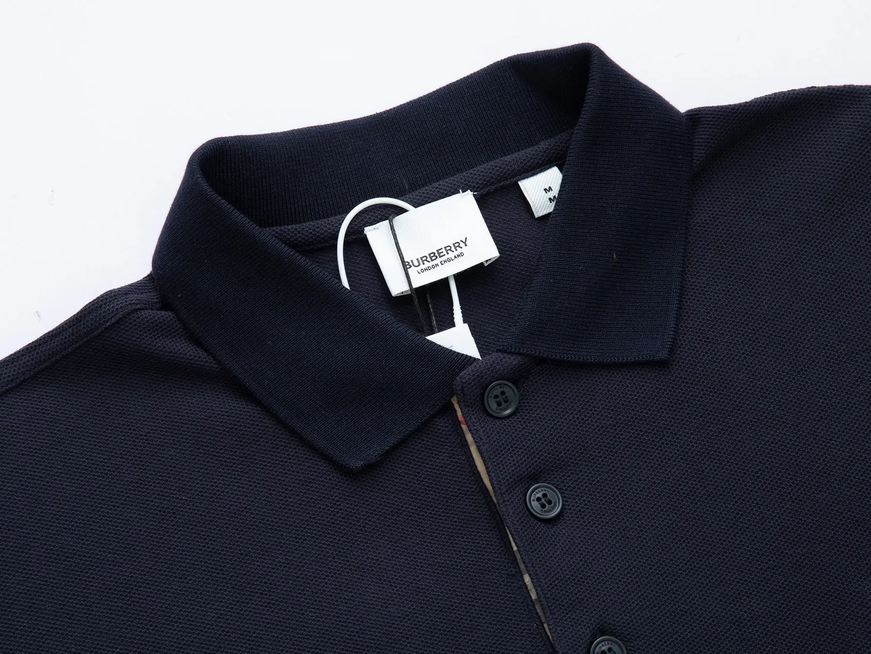 TB Monogram Embroidered Piqué Polo Shirt D12015935 — view 4