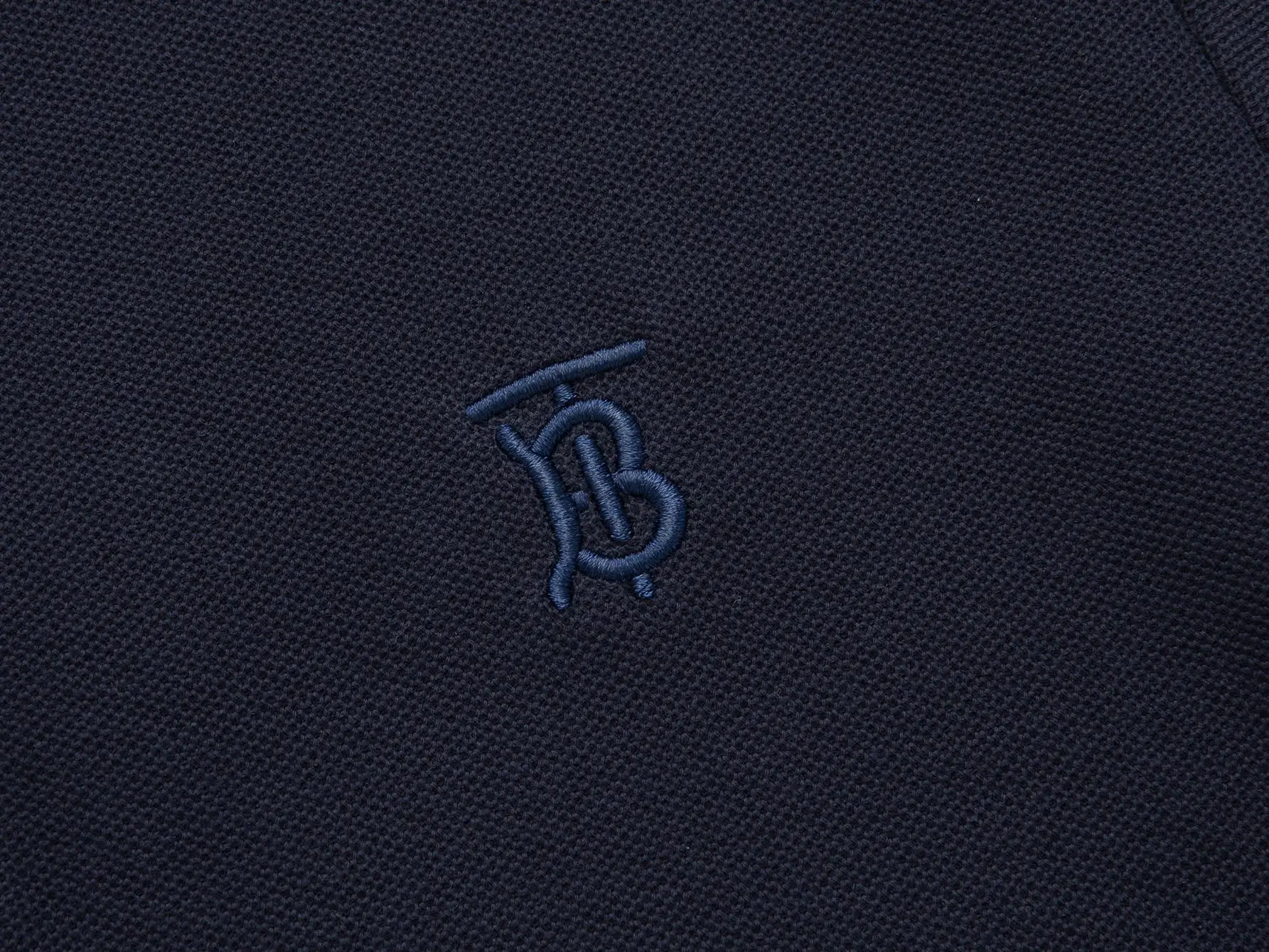 TB Monogram Embroidered Piqué Polo Shirt D12015935 — view 5