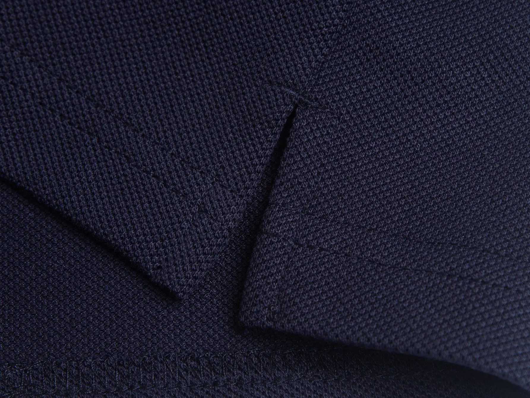 Contrast Collar Piqué Cotton Polo Shirt D12015757 — view 11