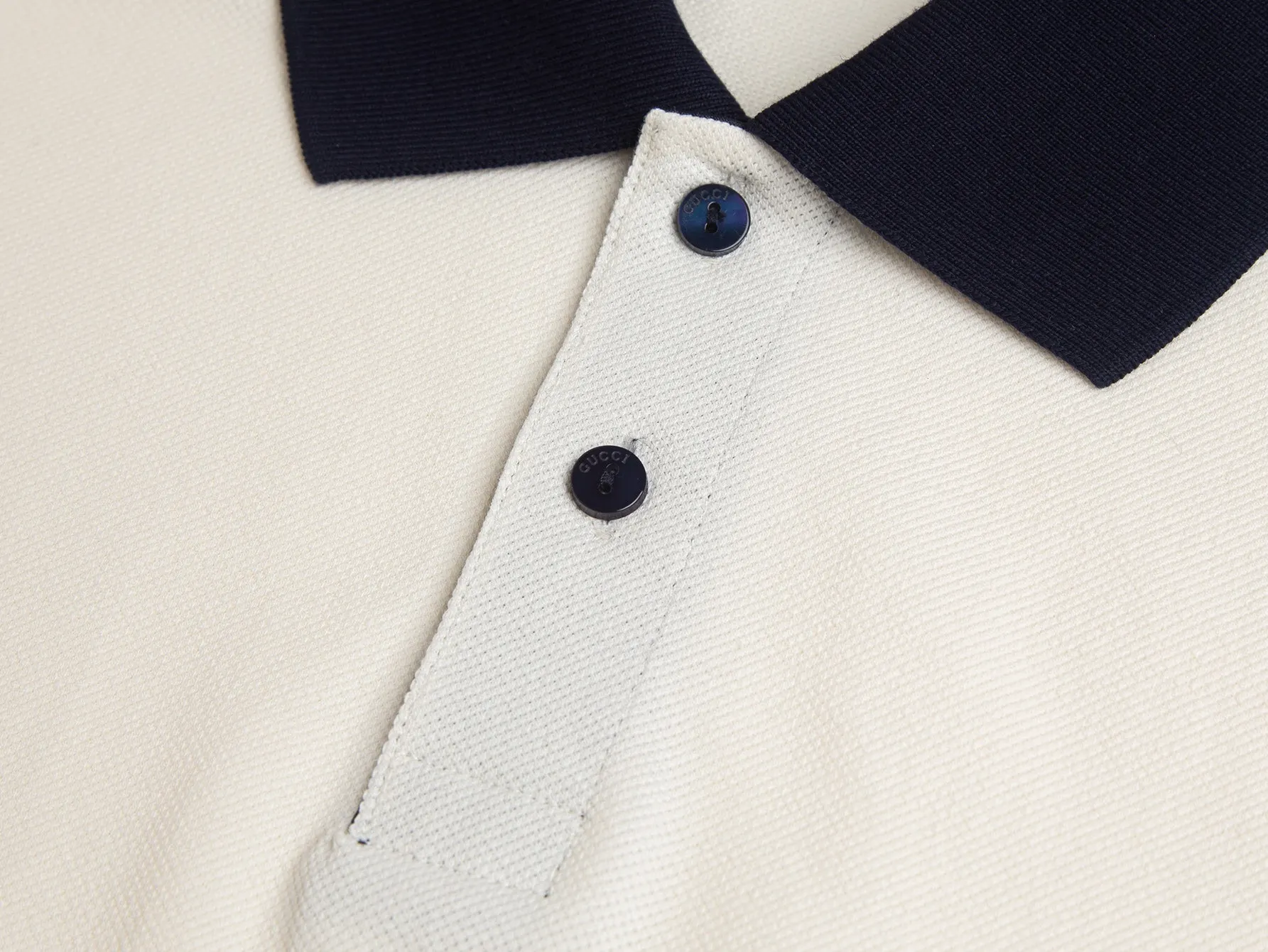 Contrast Collar Piqué Polo Shirt D12015758 — view 7