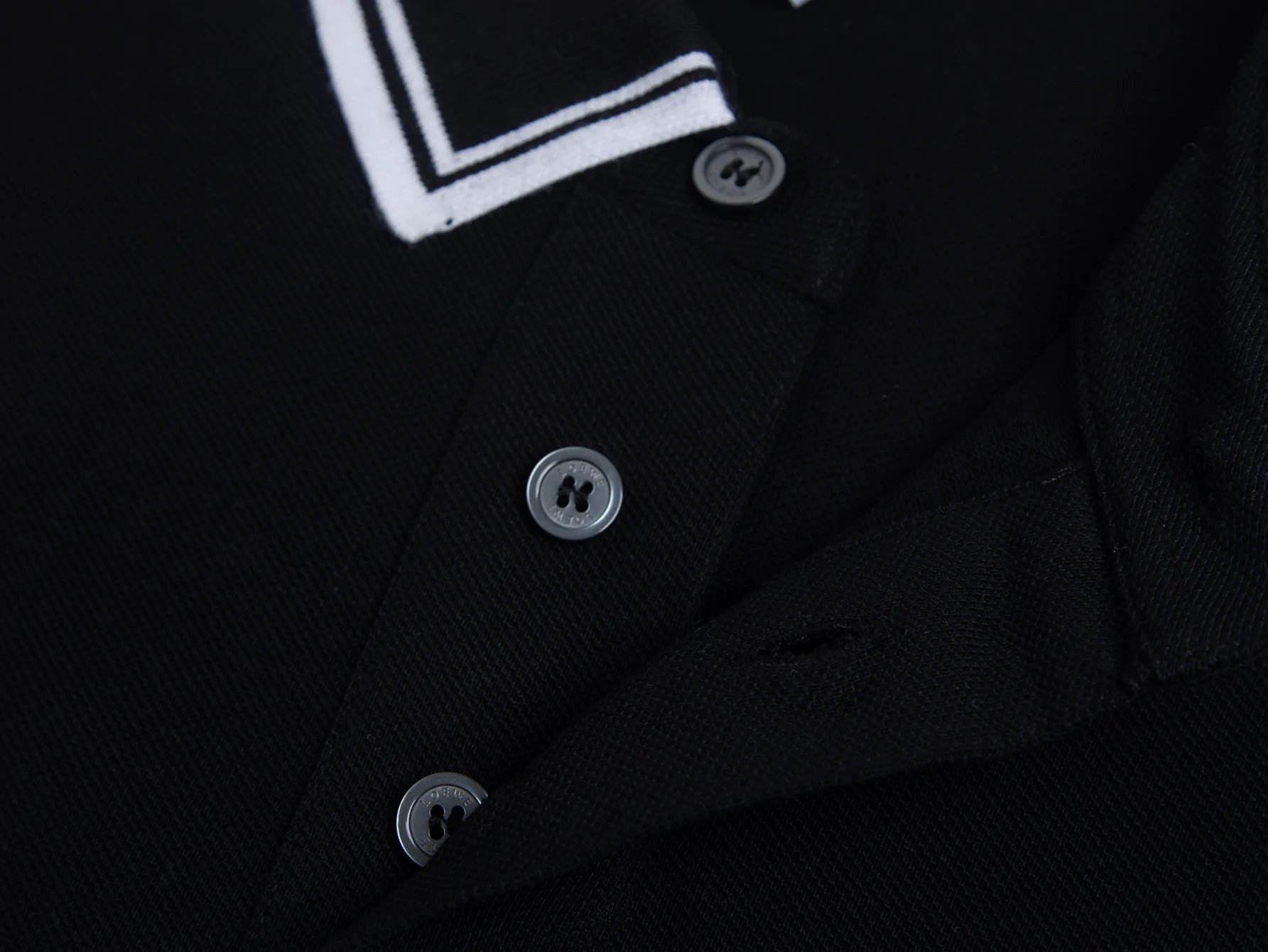 Anagram Embroidered Piqué Polo Shirt D12016016 — view 6