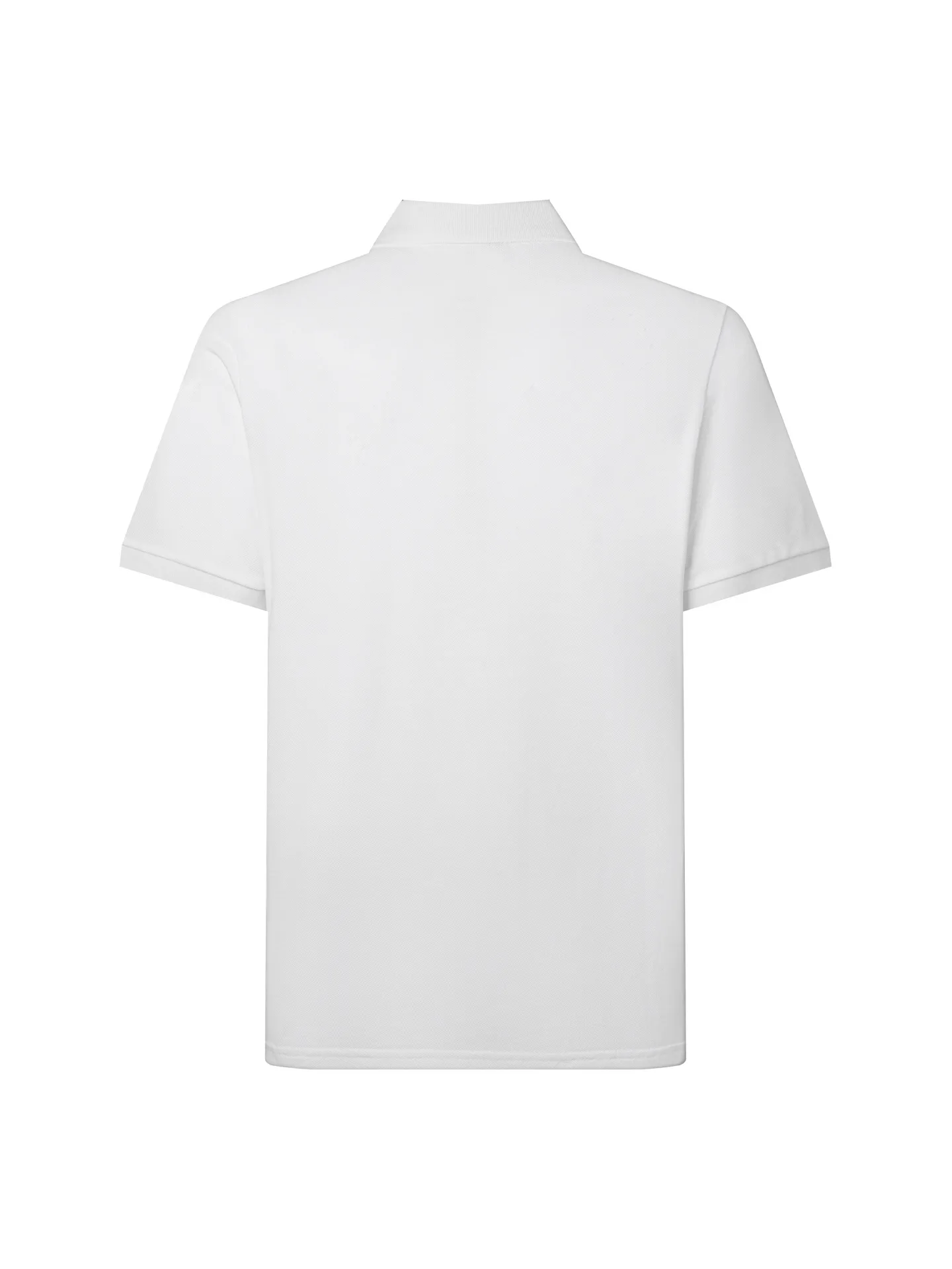 Triangle Logo Piqué Cotton Polo Shirt D12015884 — view 2