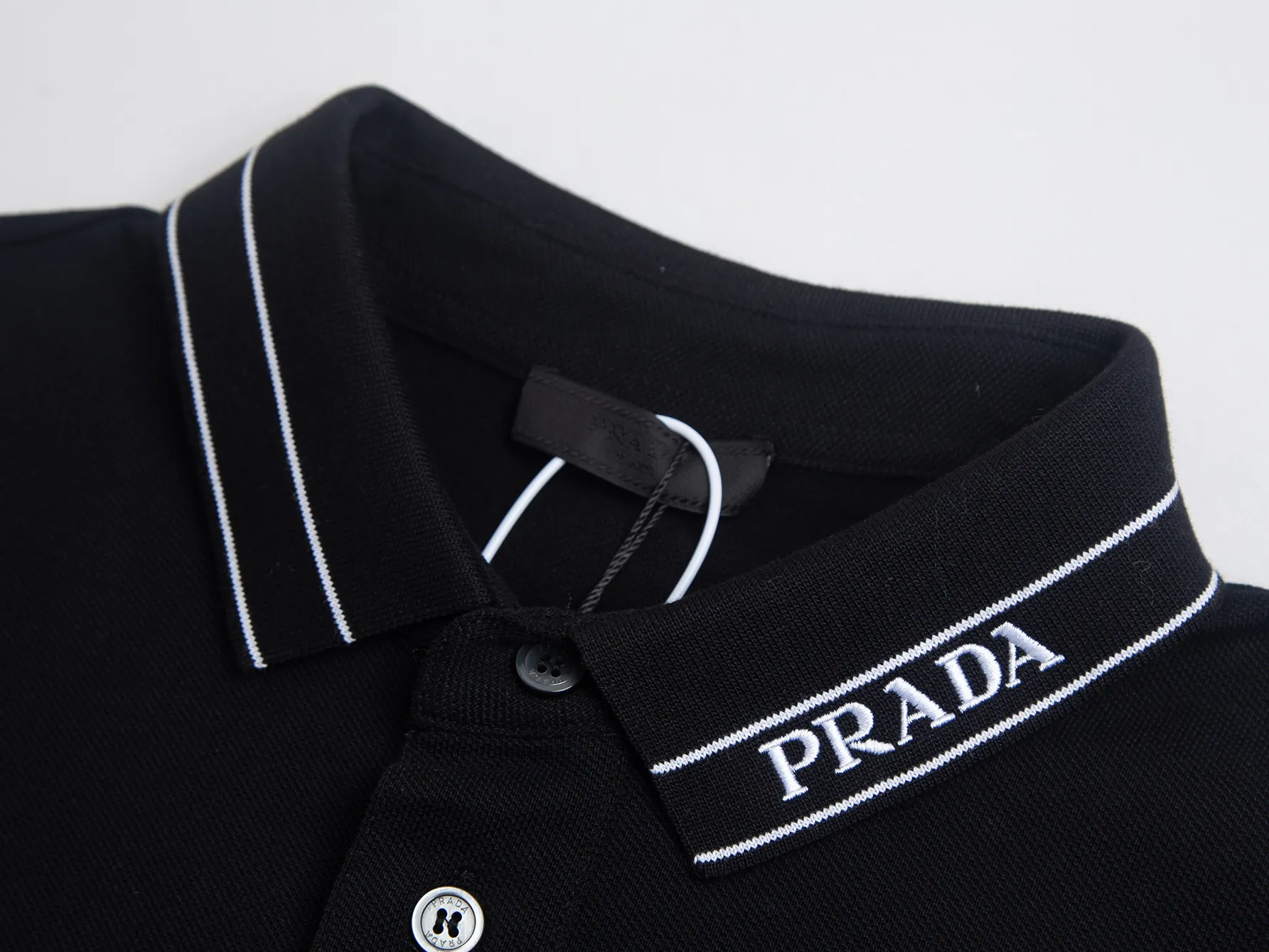 Logo-Embroidered Piqué Polo Shirt D12016013 — view 3