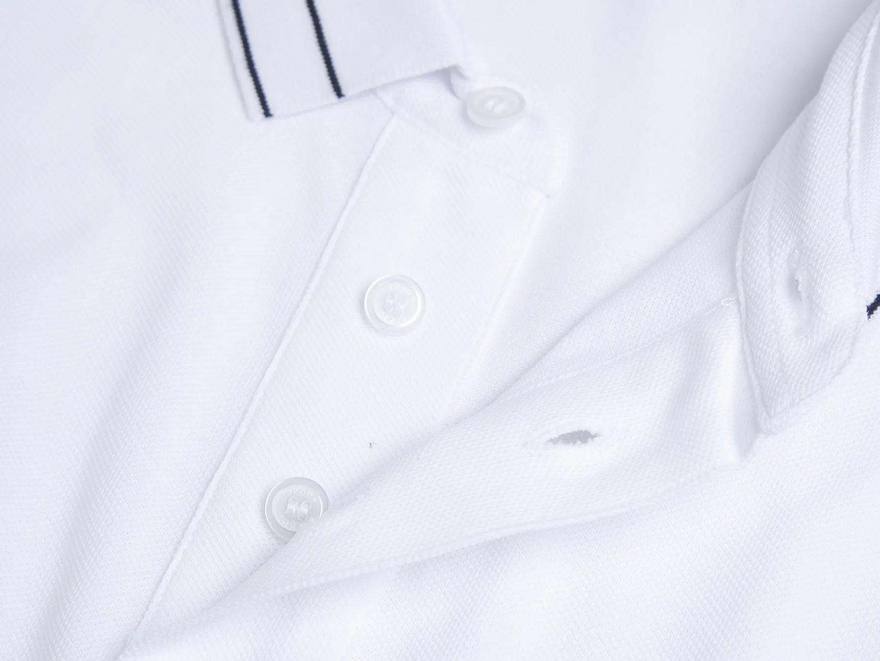 Logo-Embroidered Piqué Cotton Polo Shirt D12016014 — view 6