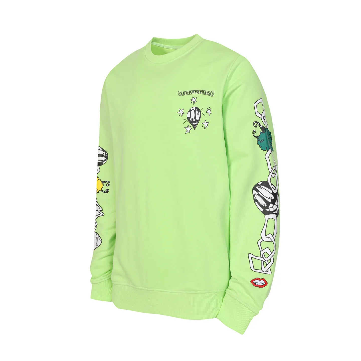 Graffiti Print Crew-Neck Sweatshirt D12513471 — view 2