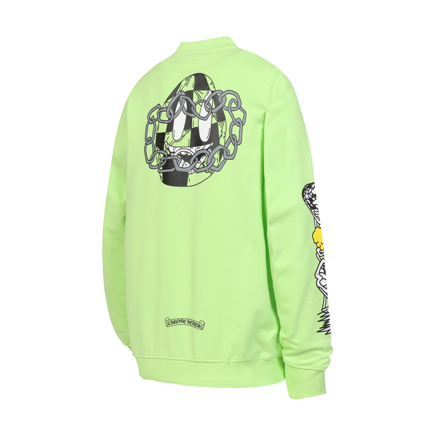 Graffiti Print Crew-Neck Sweatshirt D12513471 — view 3