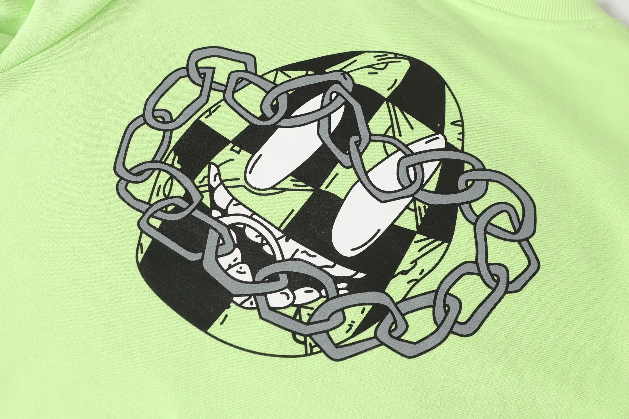 Graffiti Print Crew-Neck Sweatshirt D12513471 — view 7