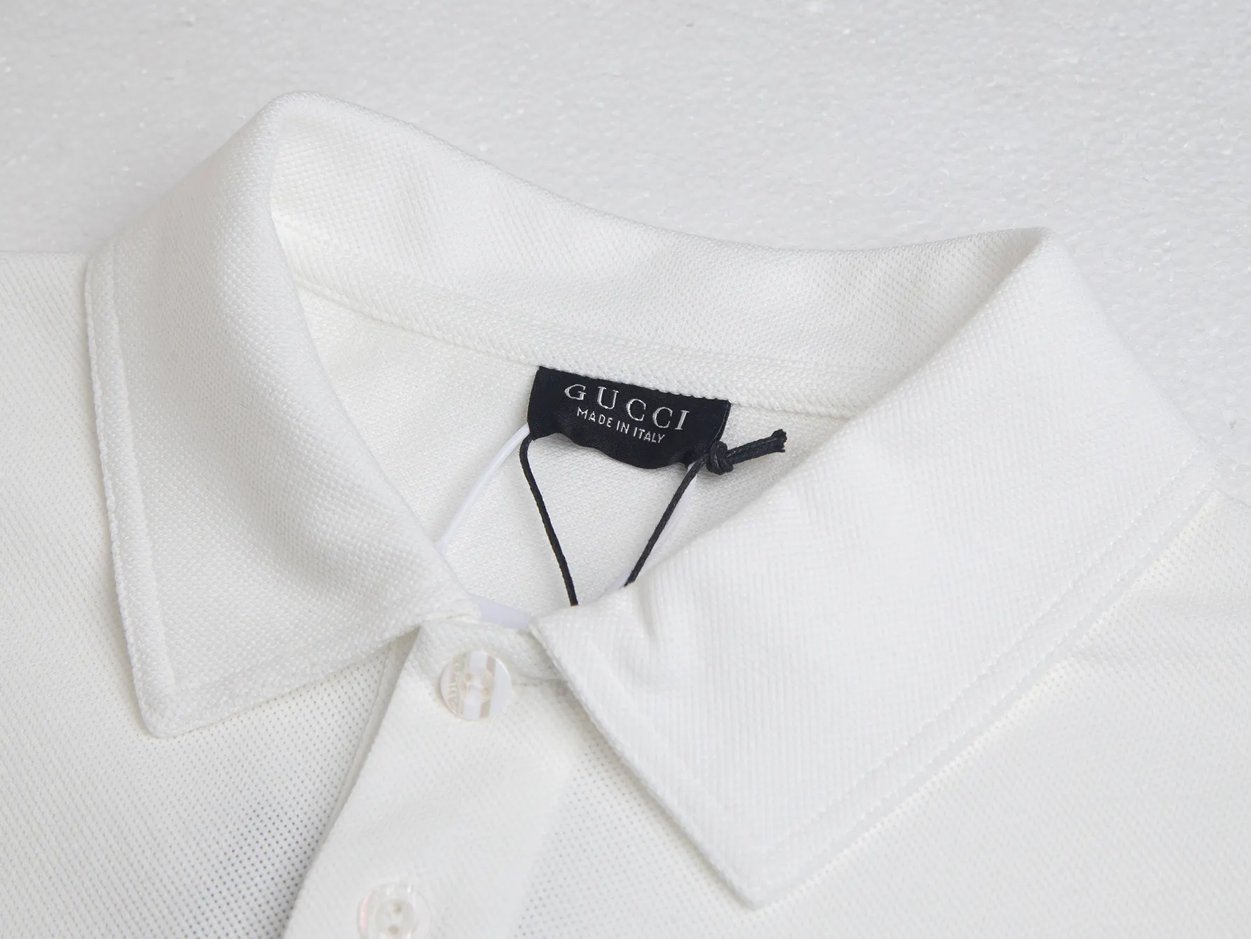 Embroidered Cotton-Pique Polo Shirt D12515888 — view 6