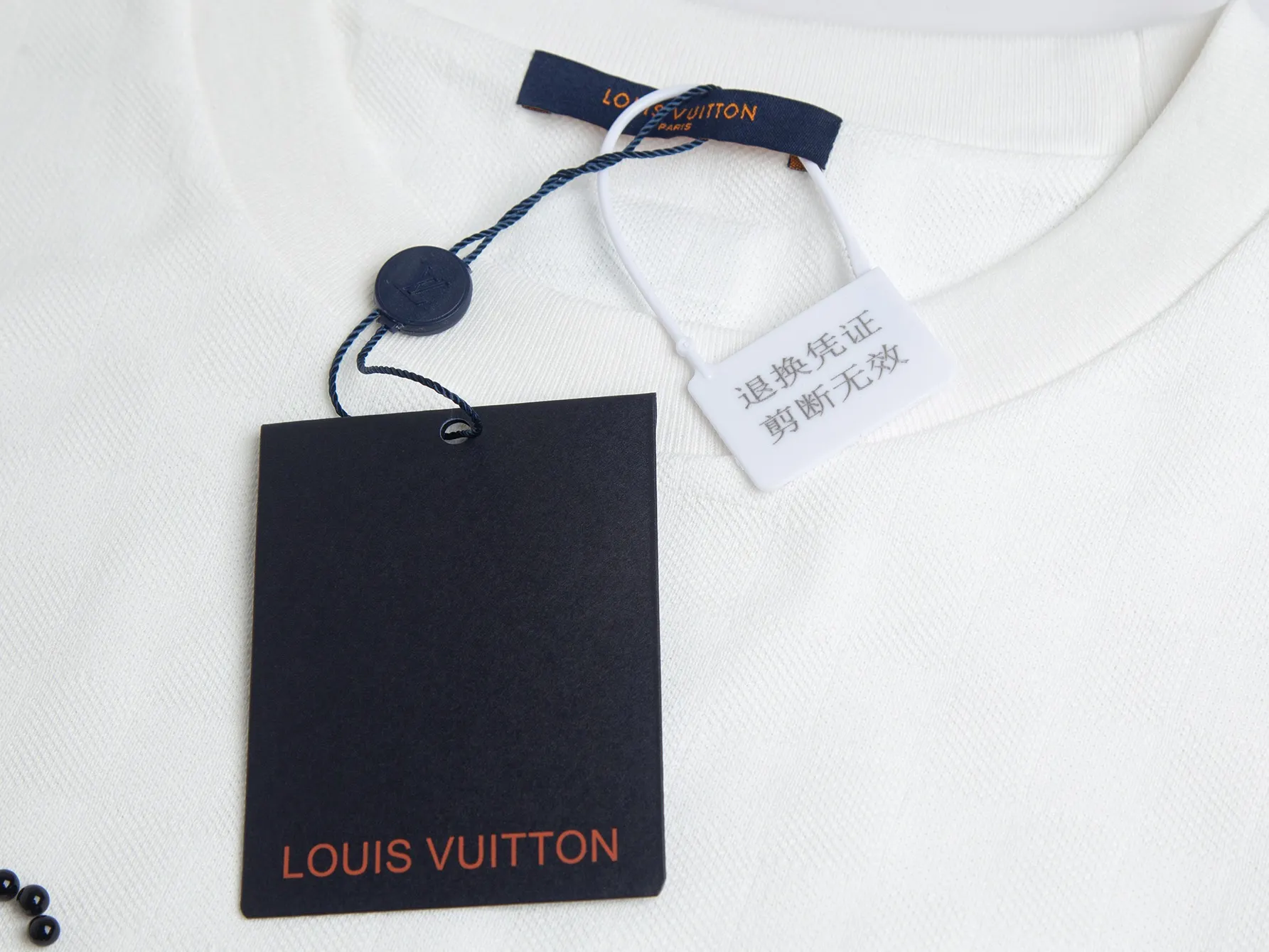 Beaded Logo Cotton Piqué T-Shirt D12515941 — view 8