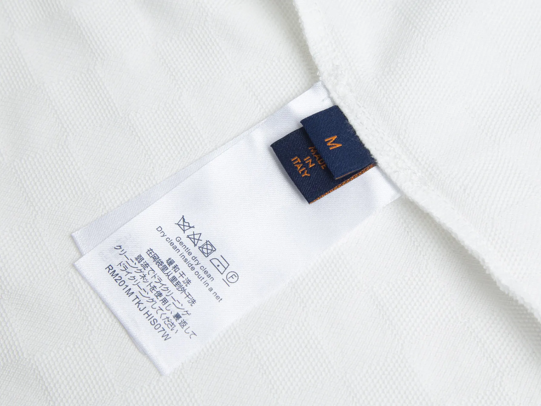 Beaded Logo Cotton Piqué T-Shirt D12515941 — view 12