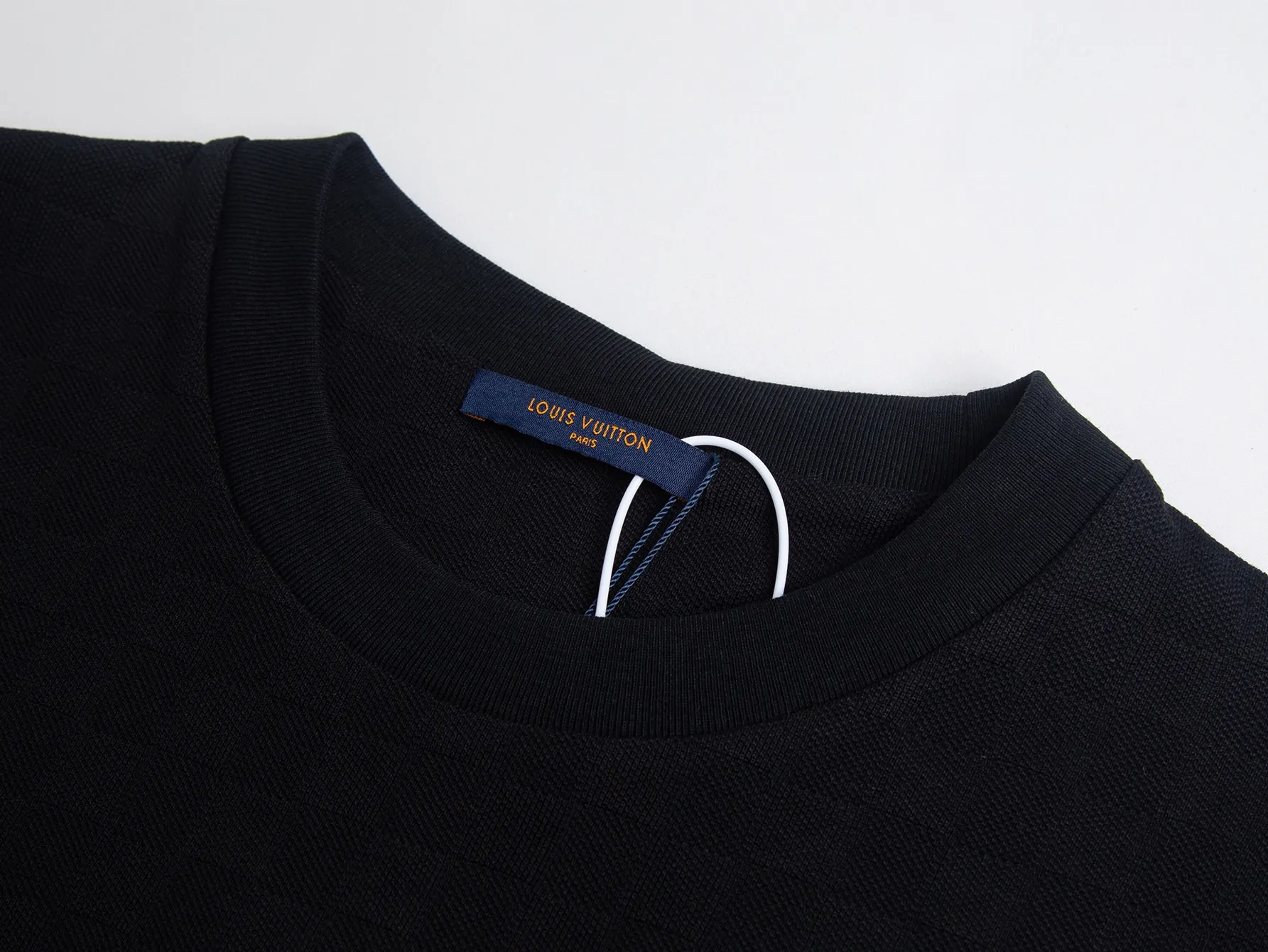 Pearl-Embellished Logo Cotton T-Shirt D12515942 — view 8