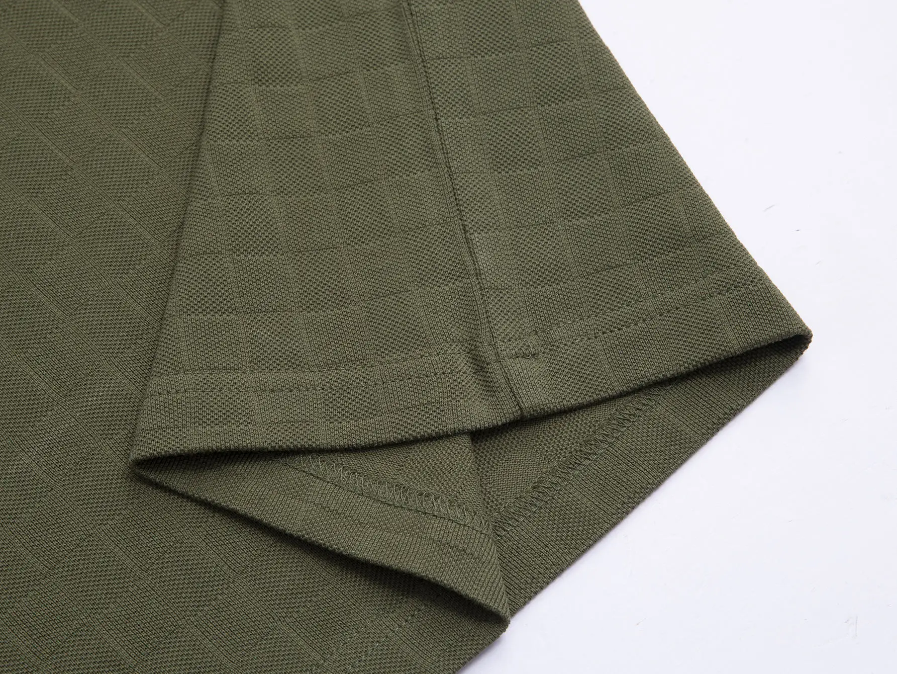 Embroidered Damier Piqué Cotton T-Shirt D12516105 — view 10