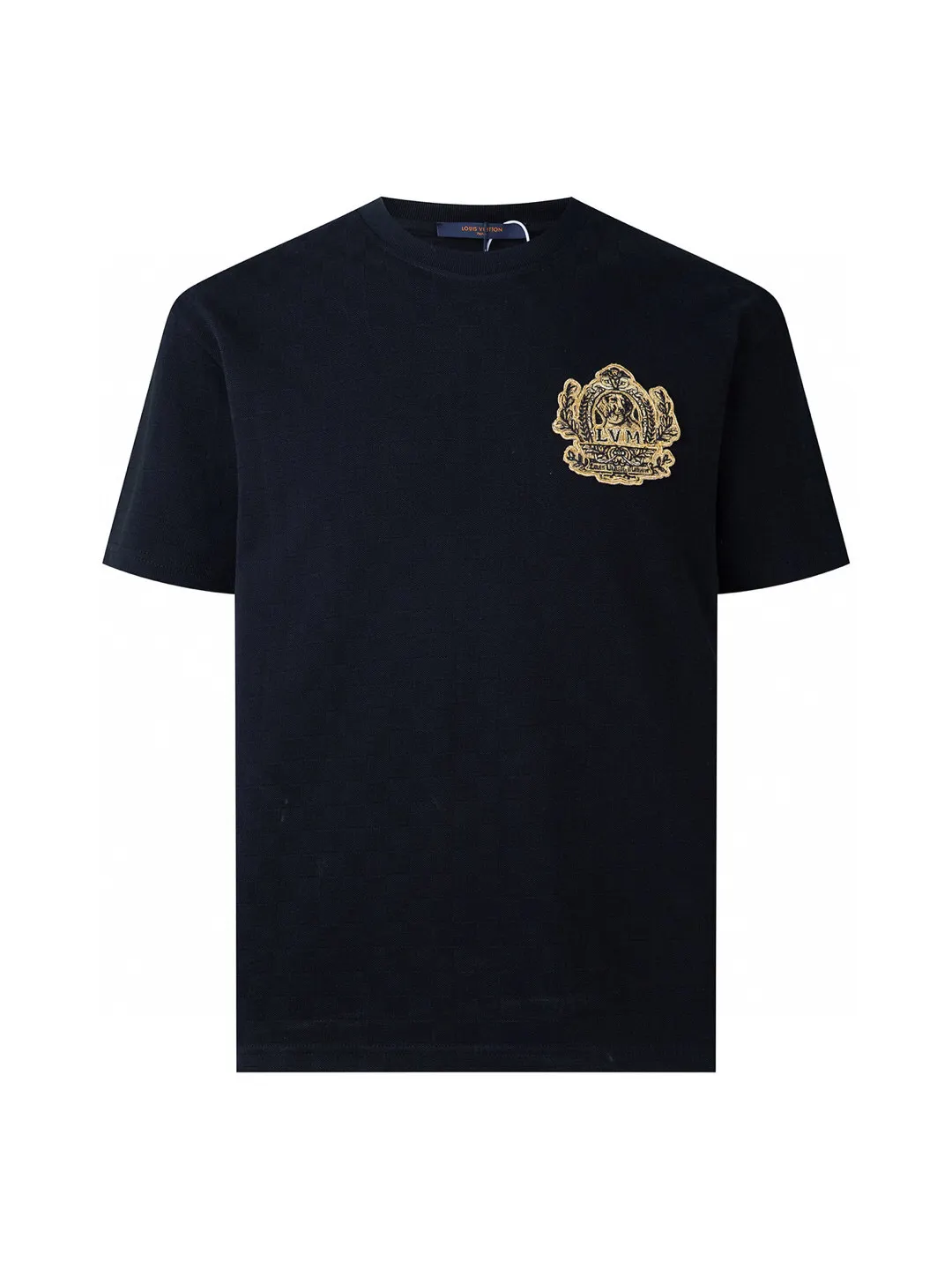 Embroidered Crest Cotton-Piqué T-Shirt D12516099