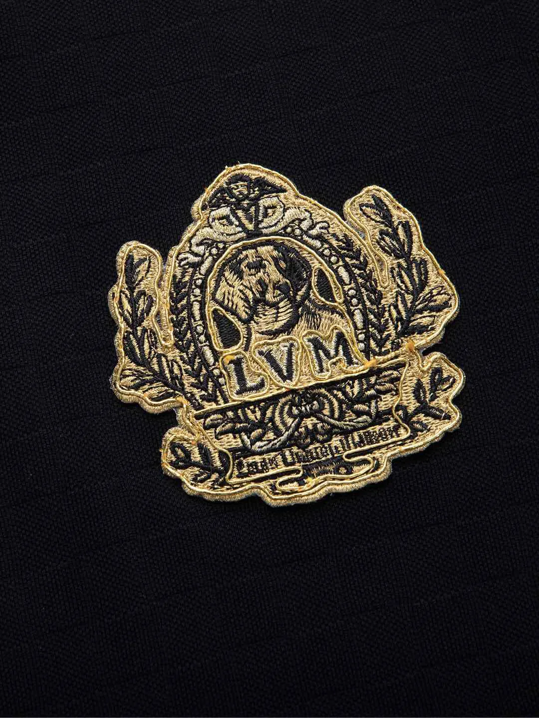 Embroidered Crest Cotton-Piqué T-Shirt D12516099 — view 3