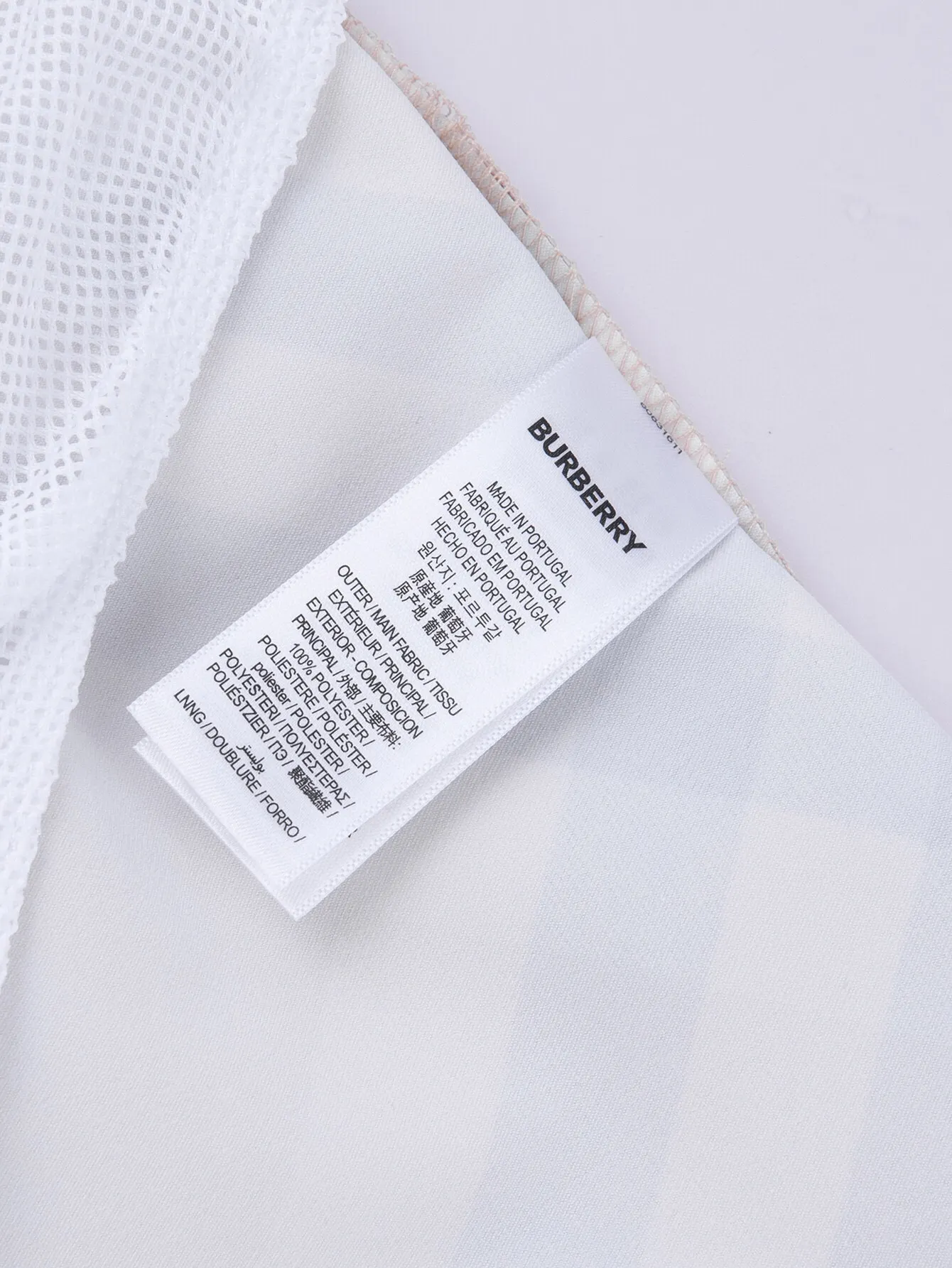 Check Print Twill Swim Shorts D12516122 — view 11