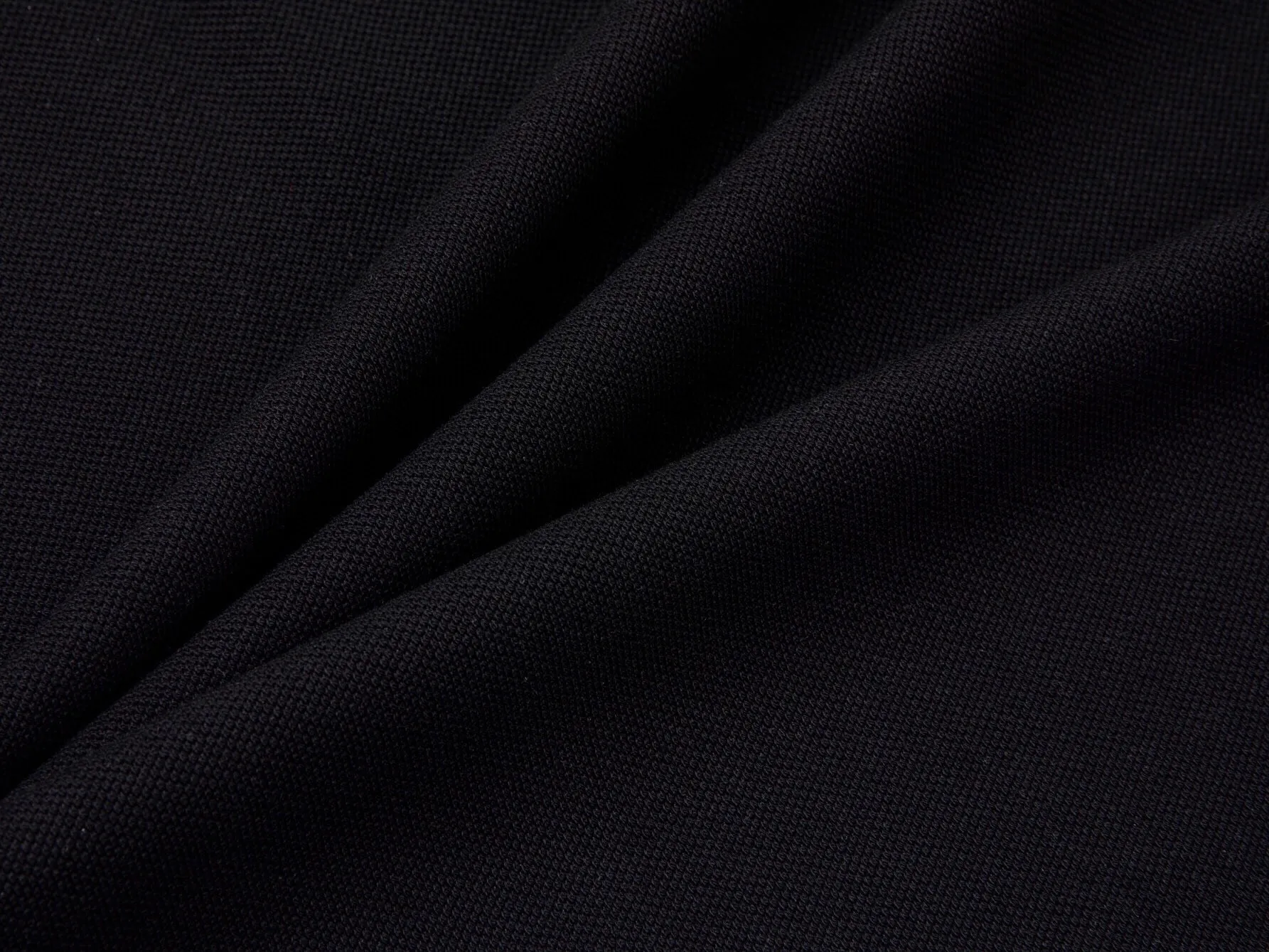 Check-Collar Piqué Cotton Polo Shirt D12515947 — view 9