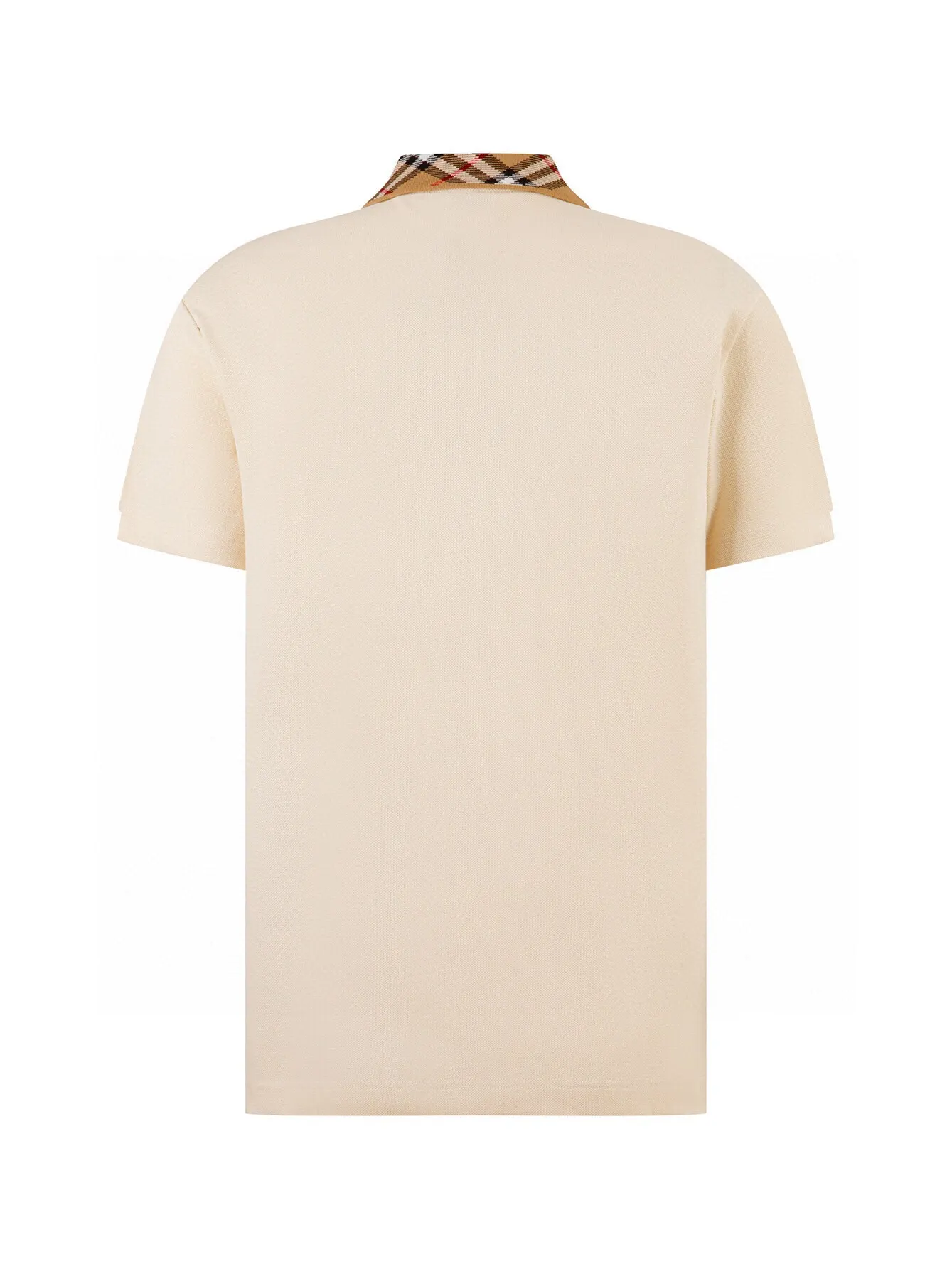 Check Collar Piqué Polo Shirt D12515949 — view 2