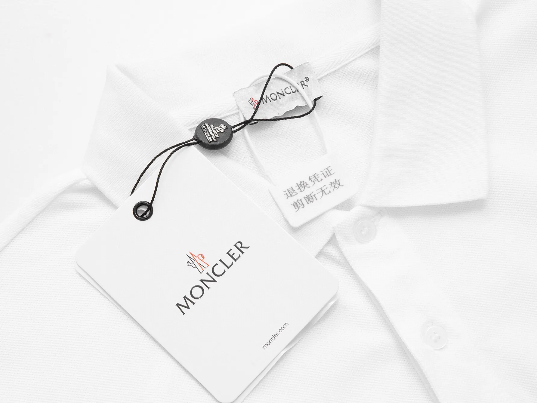 Logo-Print Cotton-Piqué Polo Shirt D12515932 — view 7