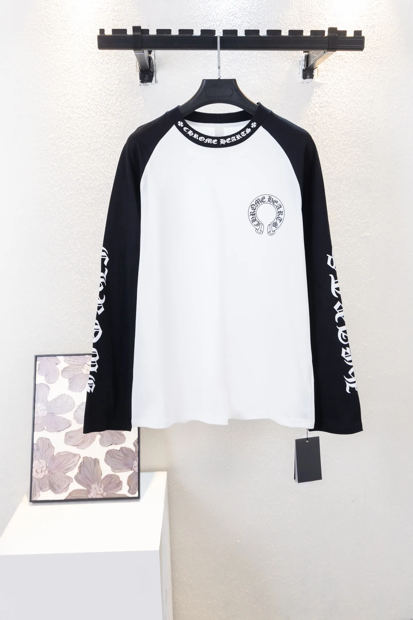 Logo Print Raglan Long-Sleeve T-Shirt D12812263