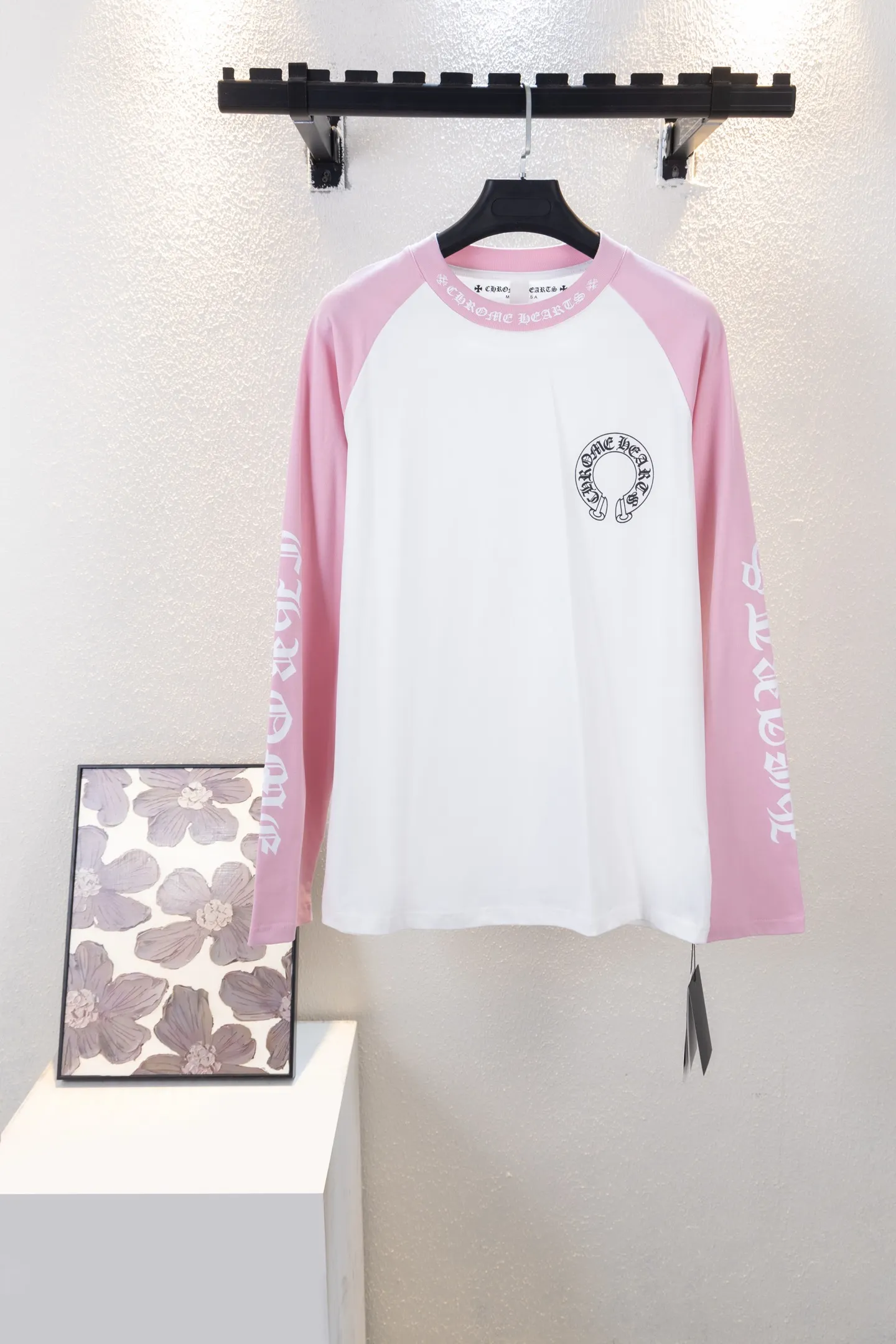 Logo Print Raglan Long-Sleeve T-Shirt D12812265
