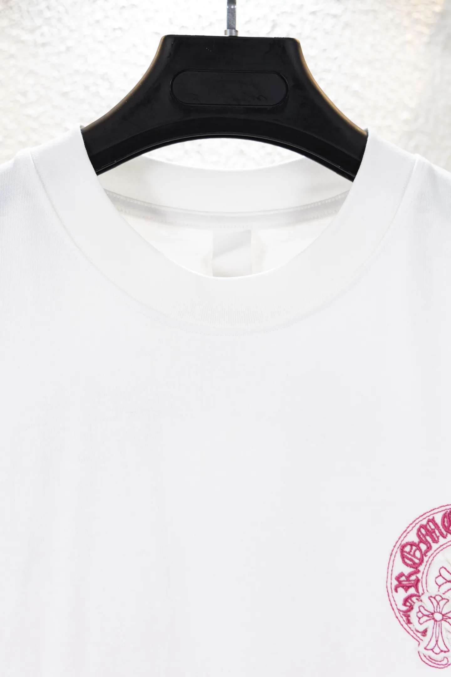 Embroidered Horseshoe Logo Cotton T-Shirt D12812214 — view 3