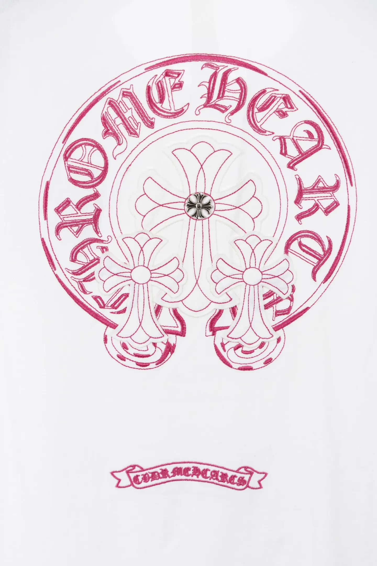 Embroidered Horseshoe Logo Cotton T-Shirt D12812214 — view 5