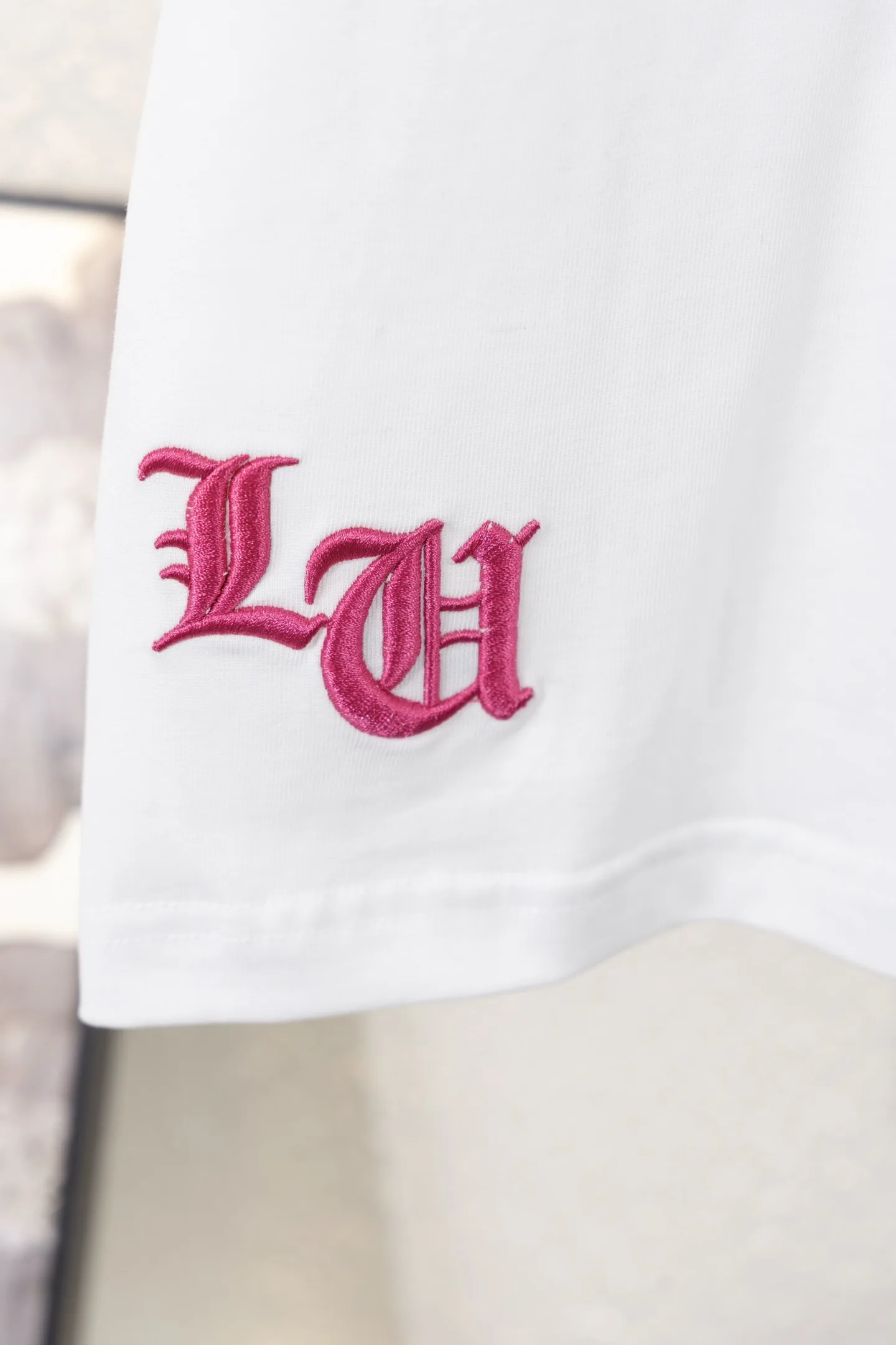 Embroidered Horseshoe Logo Cotton T-Shirt D12812214 — view 7