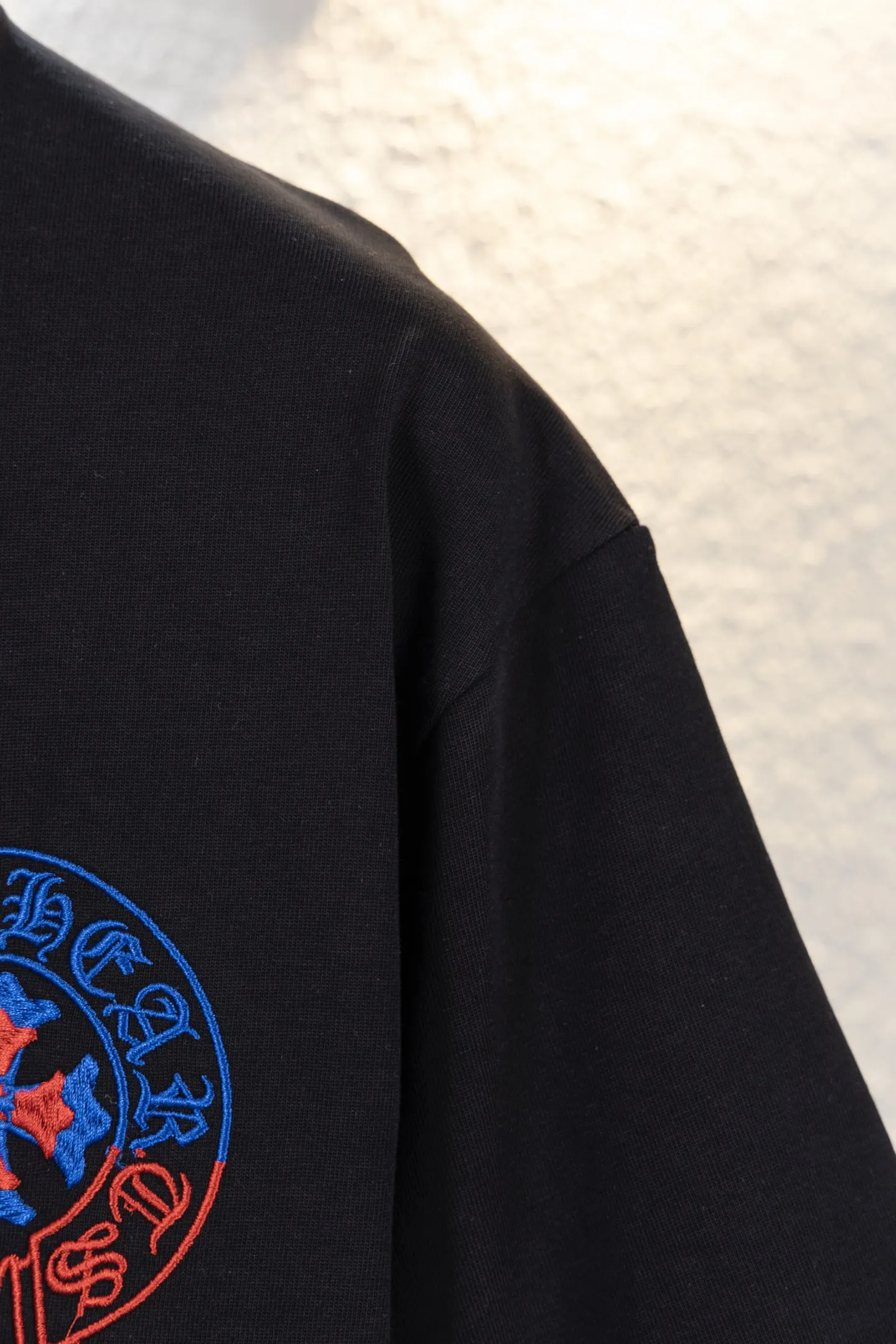Horseshoe Logo Embroidered Cotton T-Shirt D12812211 — view 7