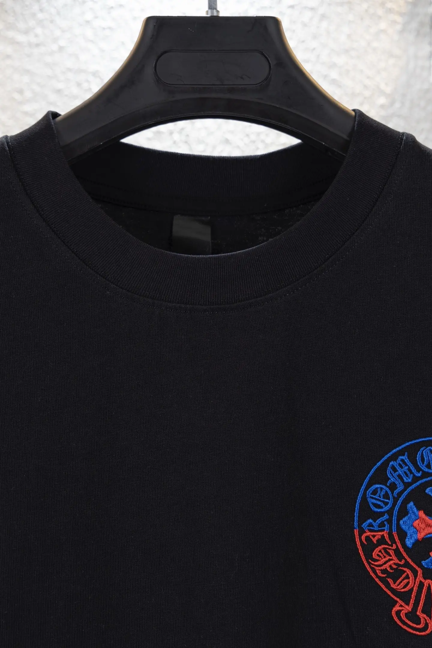 Embroidered Horseshoe Logo Cotton T-Shirt D12811149 — view 3