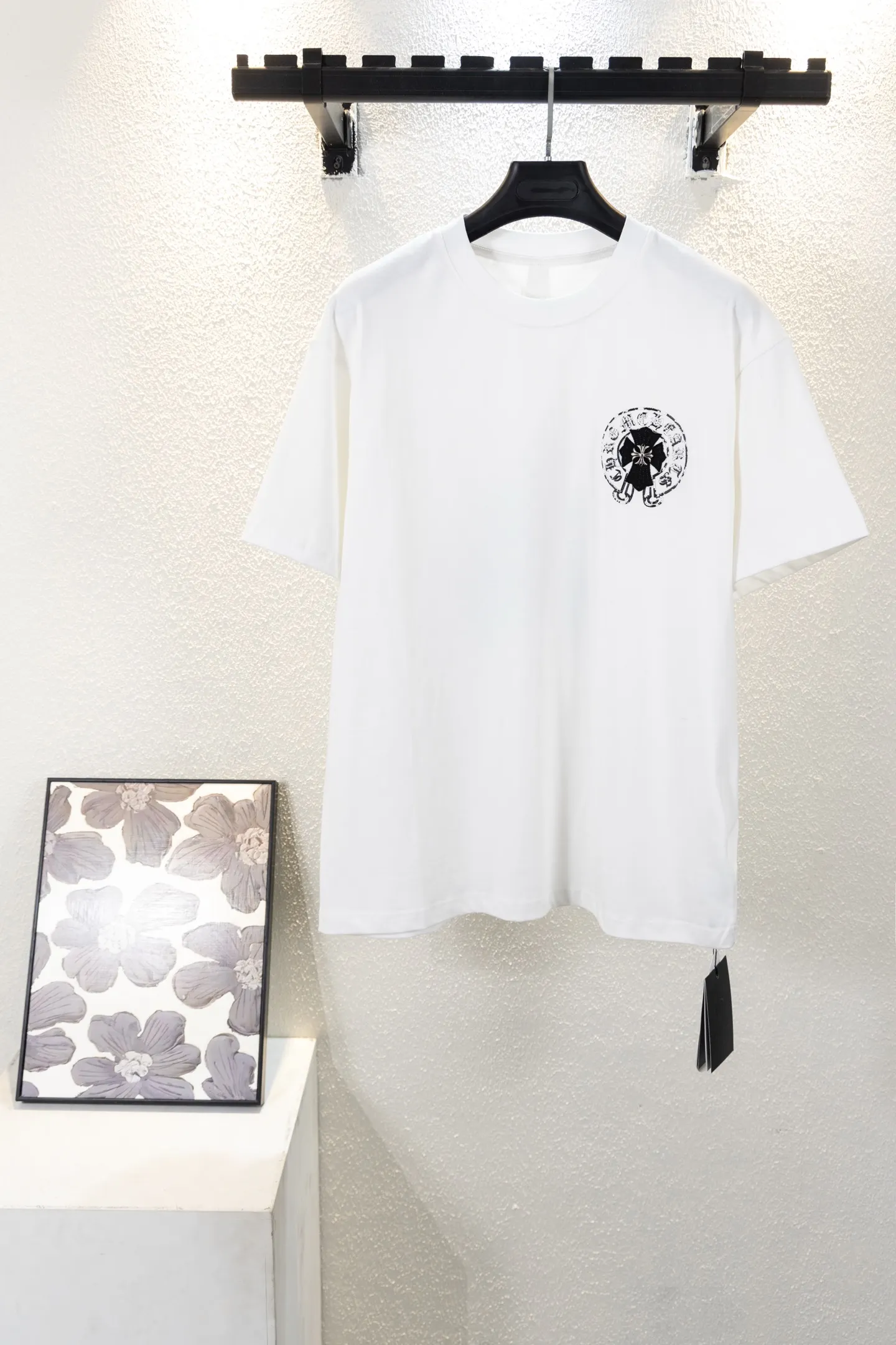 Cross Print Cotton Jersey T-Shirt D12812198