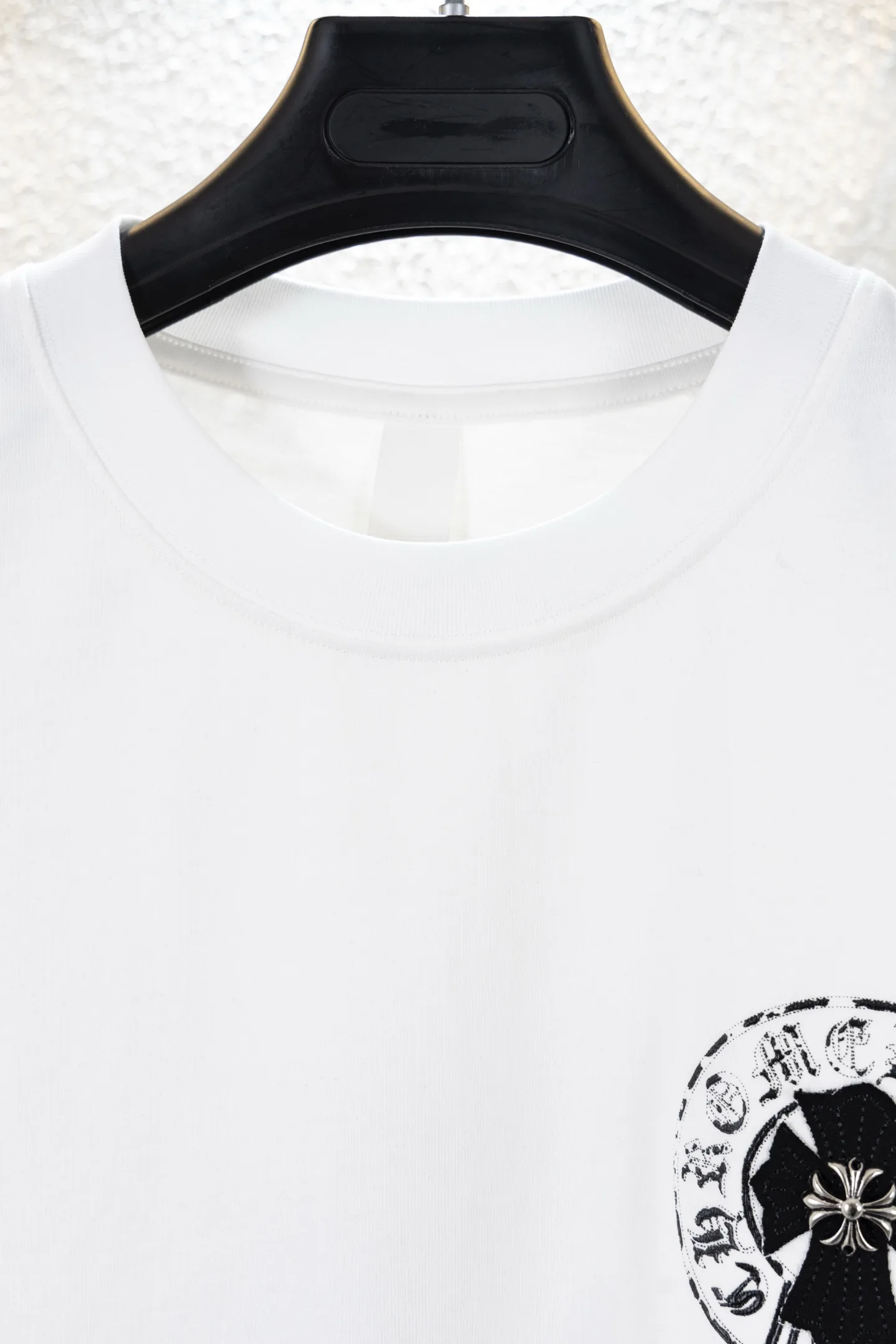 Cross Print Cotton Jersey T-Shirt D12812198 — view 3