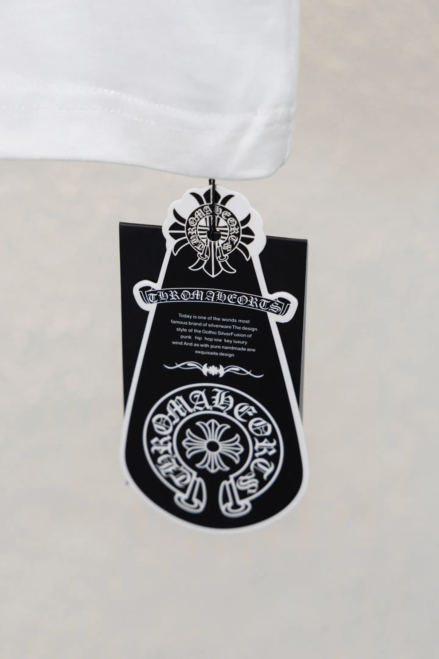 Cross Print Cotton Jersey T-Shirt D12812198 — view 11