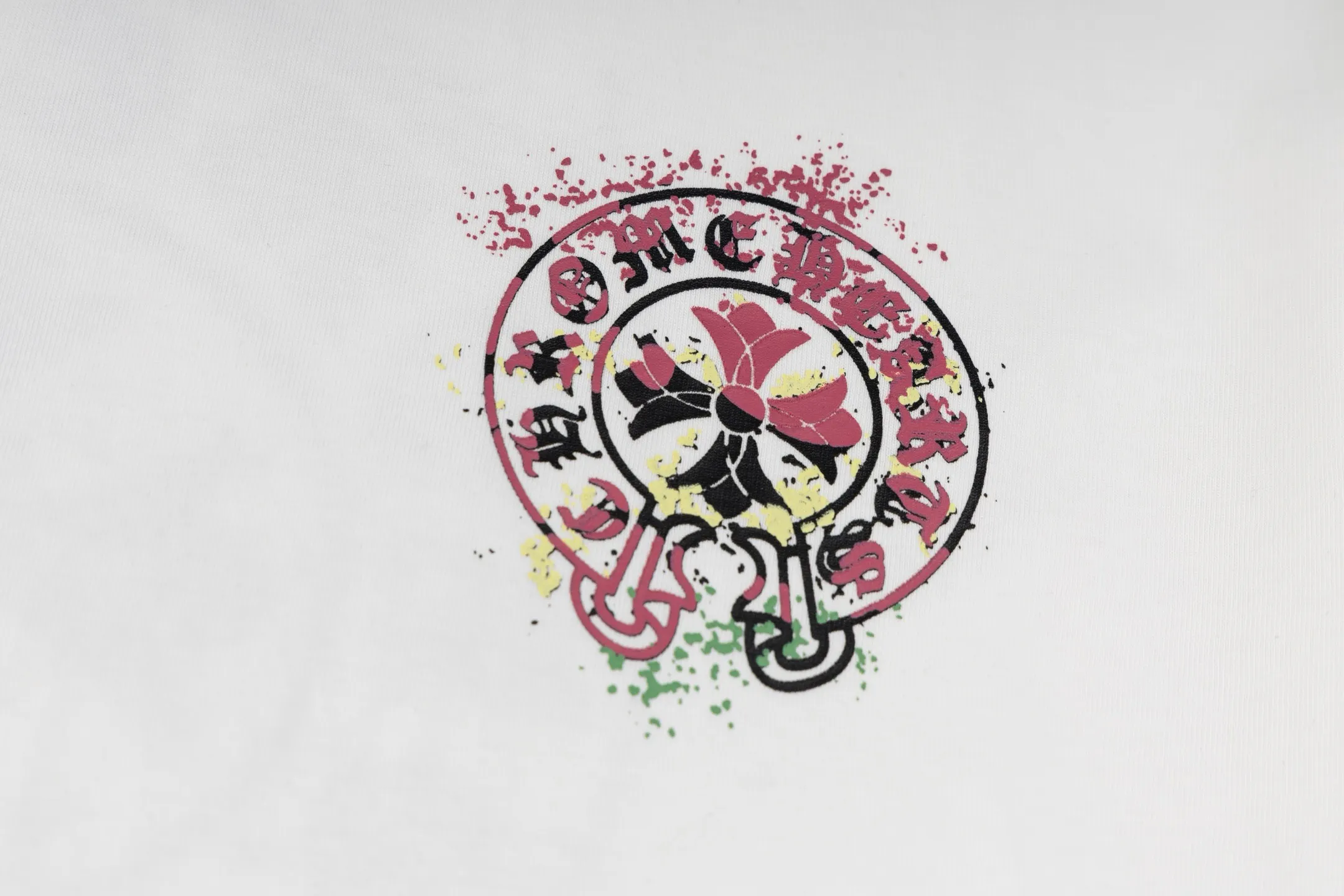 Horseshoe Logo Splatter Print T-Shirt D12811135 — view 5