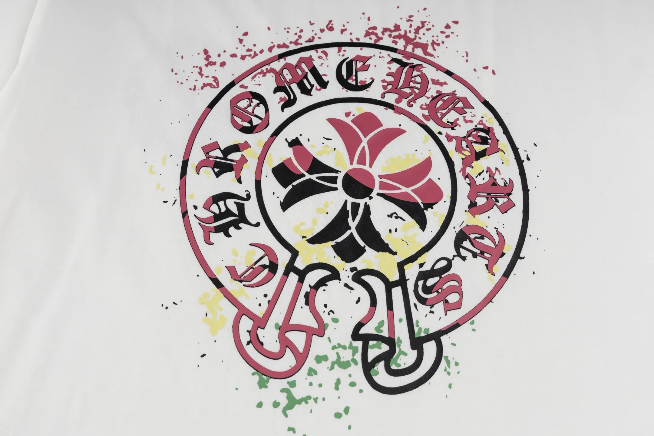 Horseshoe Logo Splatter Print T-Shirt D12811135 — view 6