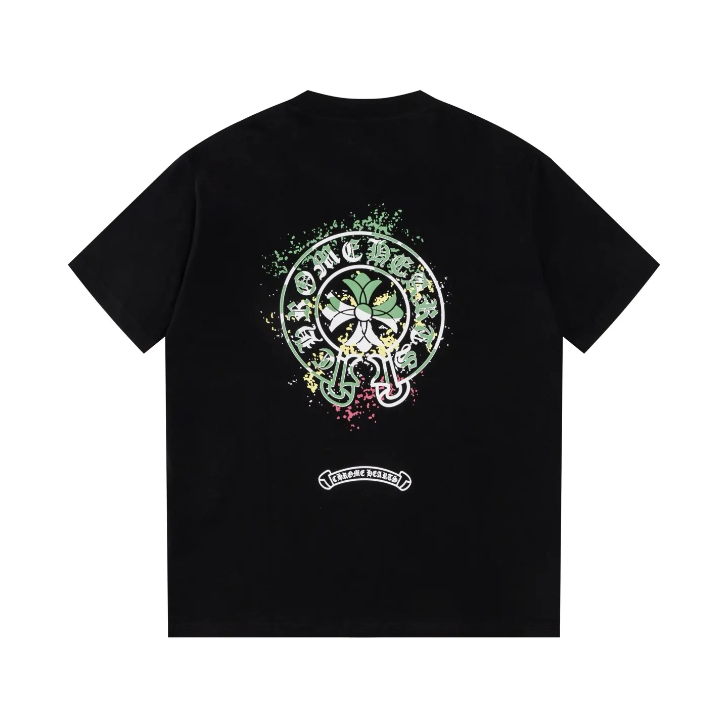 Horseshoe Logo Splatter Print T-Shirt D12811134 — view 2