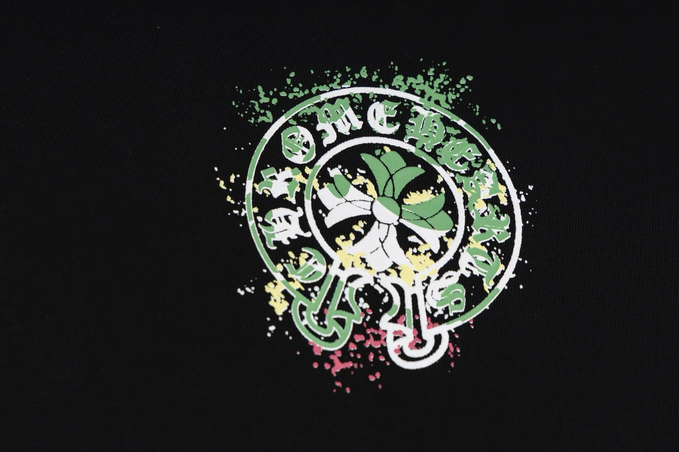 Horseshoe Logo Splatter Print T-Shirt D12811134 — view 5