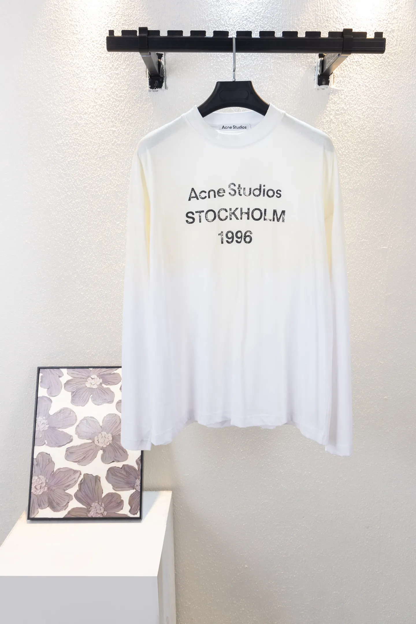 Logo Print Long-Sleeved Cotton T-Shirt D13012250