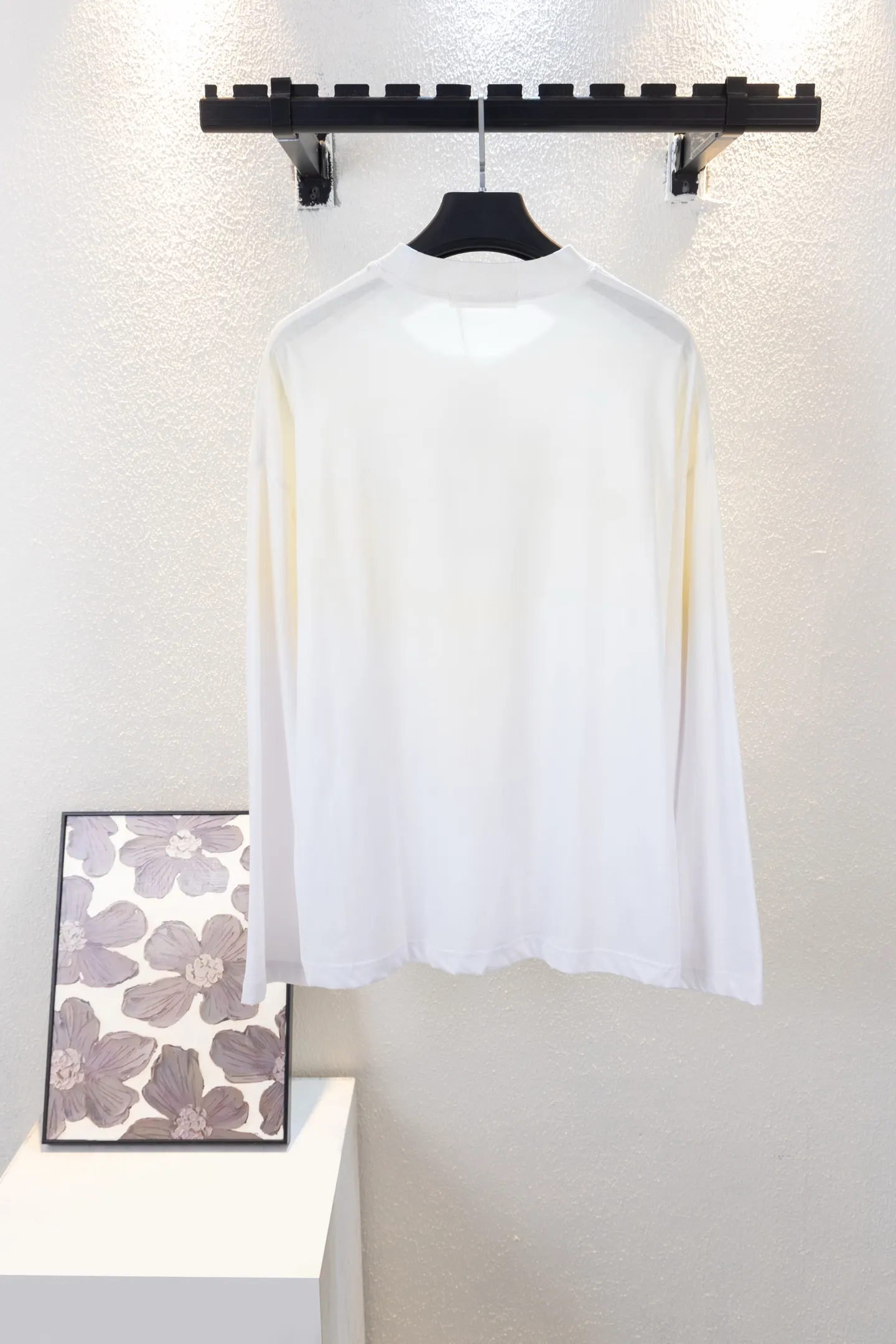 Logo Print Long-Sleeved Cotton T-Shirt D13012250 — view 2