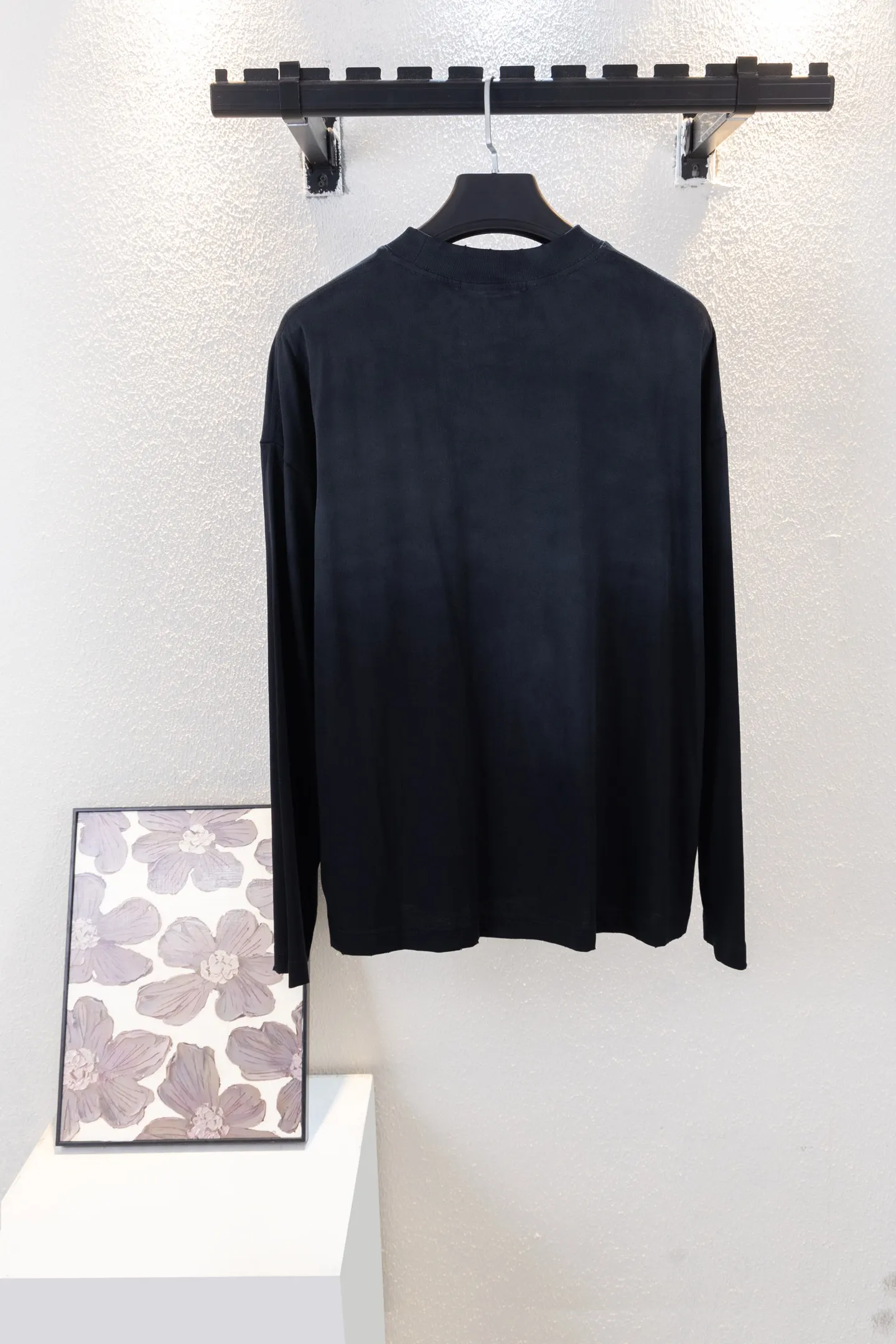 Logo Print Long-Sleeve Cotton T-Shirt D13012249 — view 2