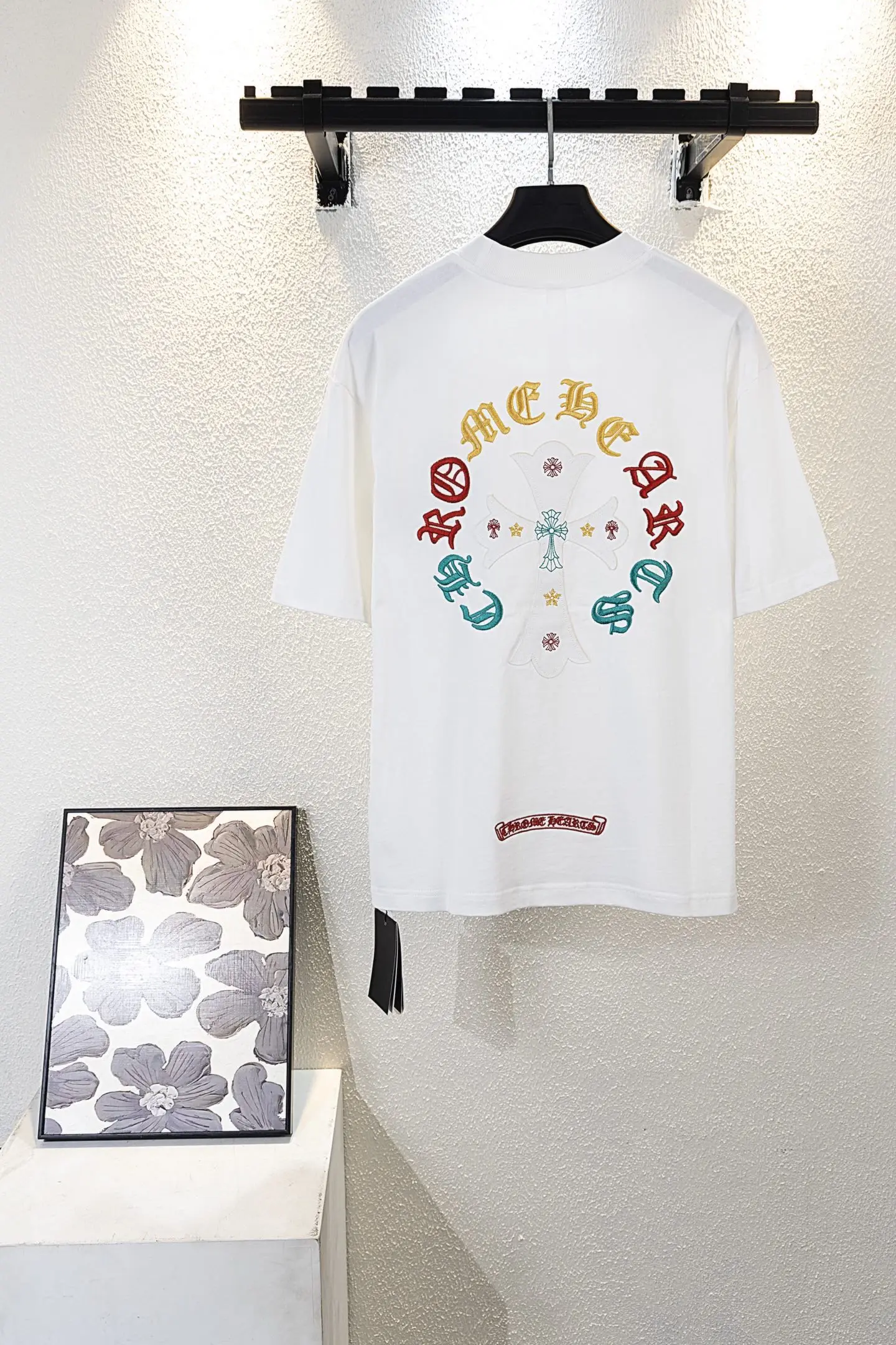 Embroidered Logo Cotton T-Shirt D13011150 — view 2