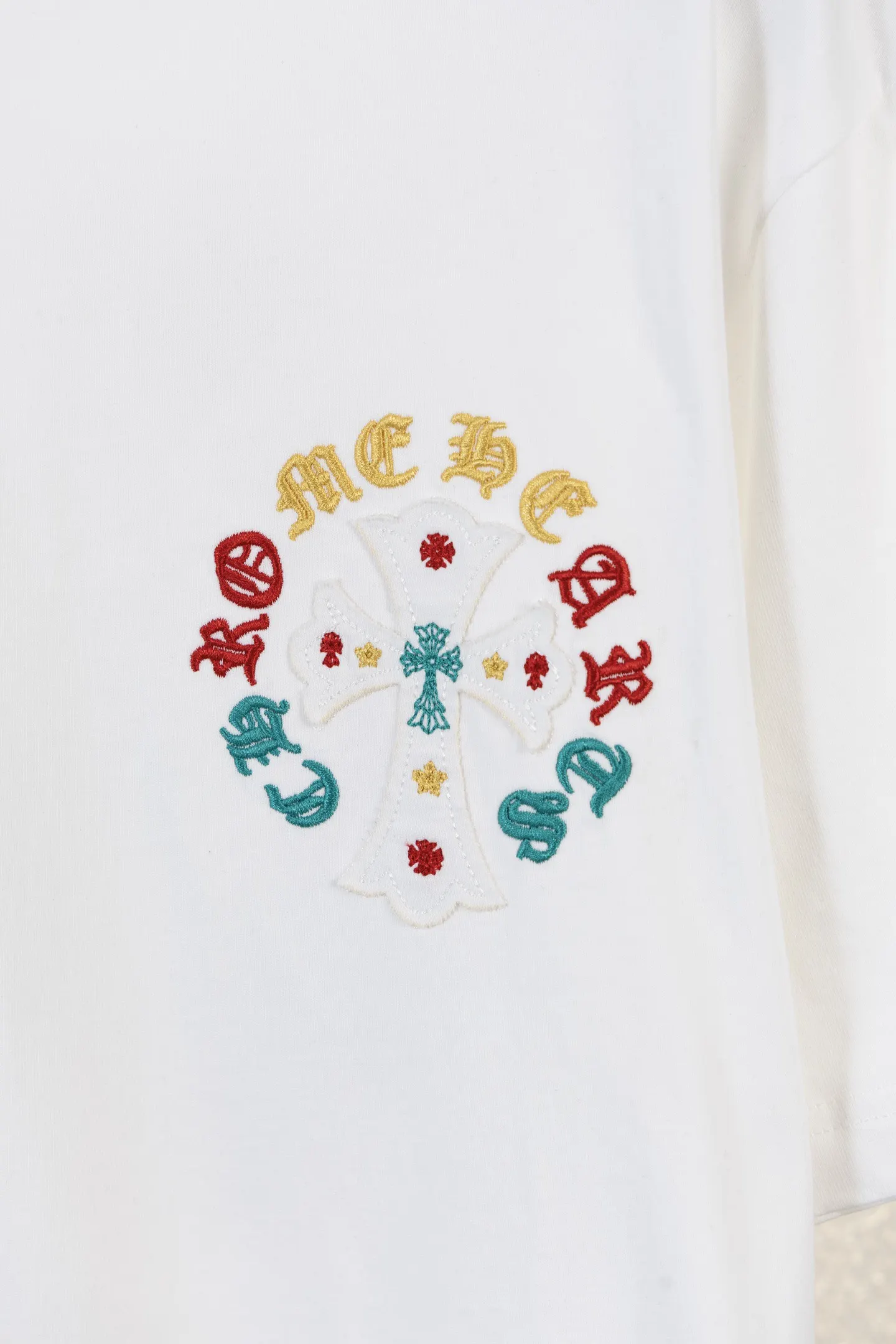 Embroidered Logo Cotton T-Shirt D13011150 — view 4