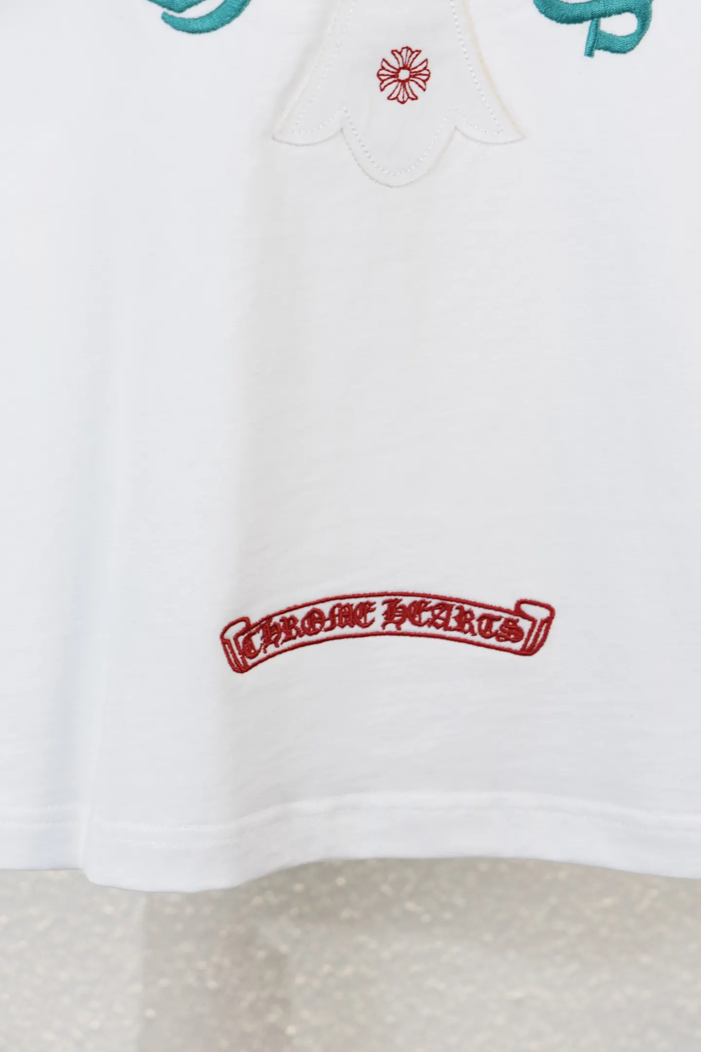 Embroidered Logo Cotton T-Shirt D13011150 — view 6