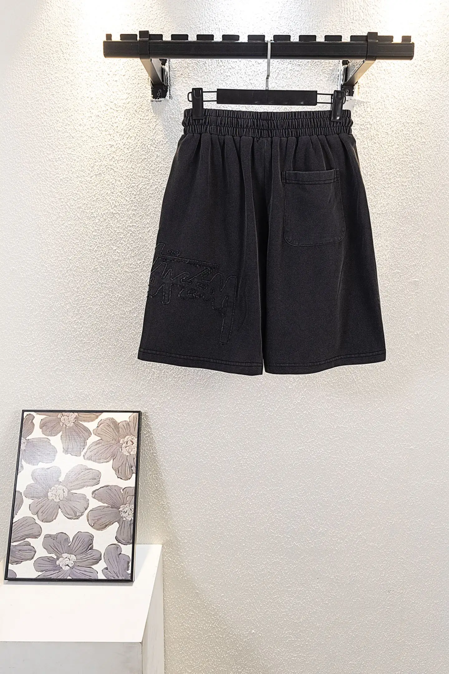 Logo-Embroidered Cotton-Blend Jersey Shorts D13011162 — view 2